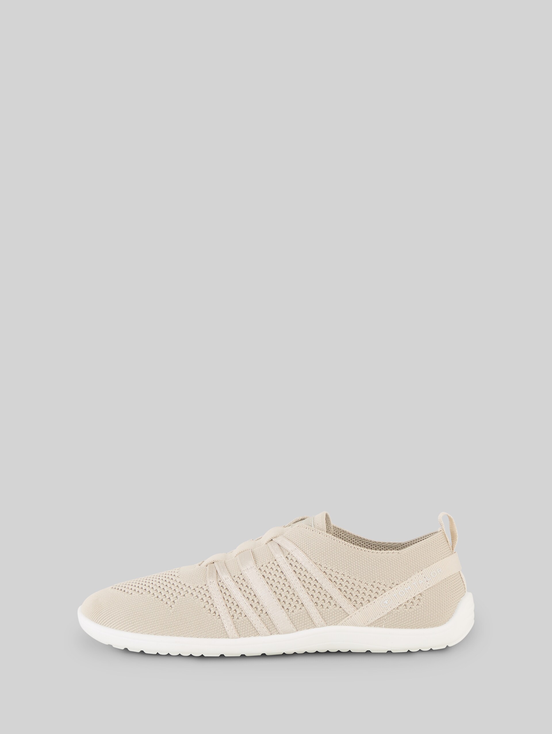 Sneakers with elastic shaft - beige - Product detail view