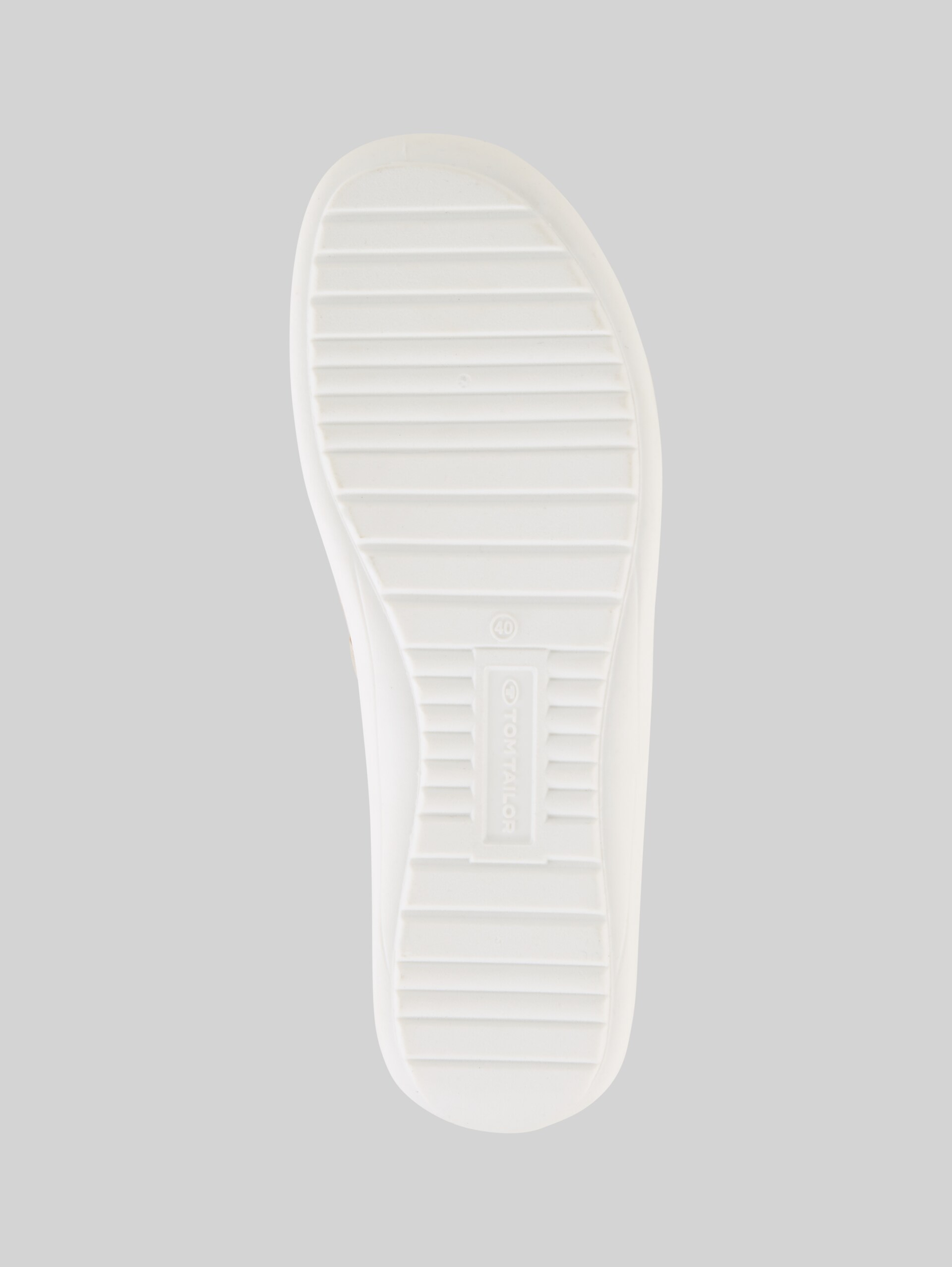 Sneakers with elastic shaft - beige - Product view sole 