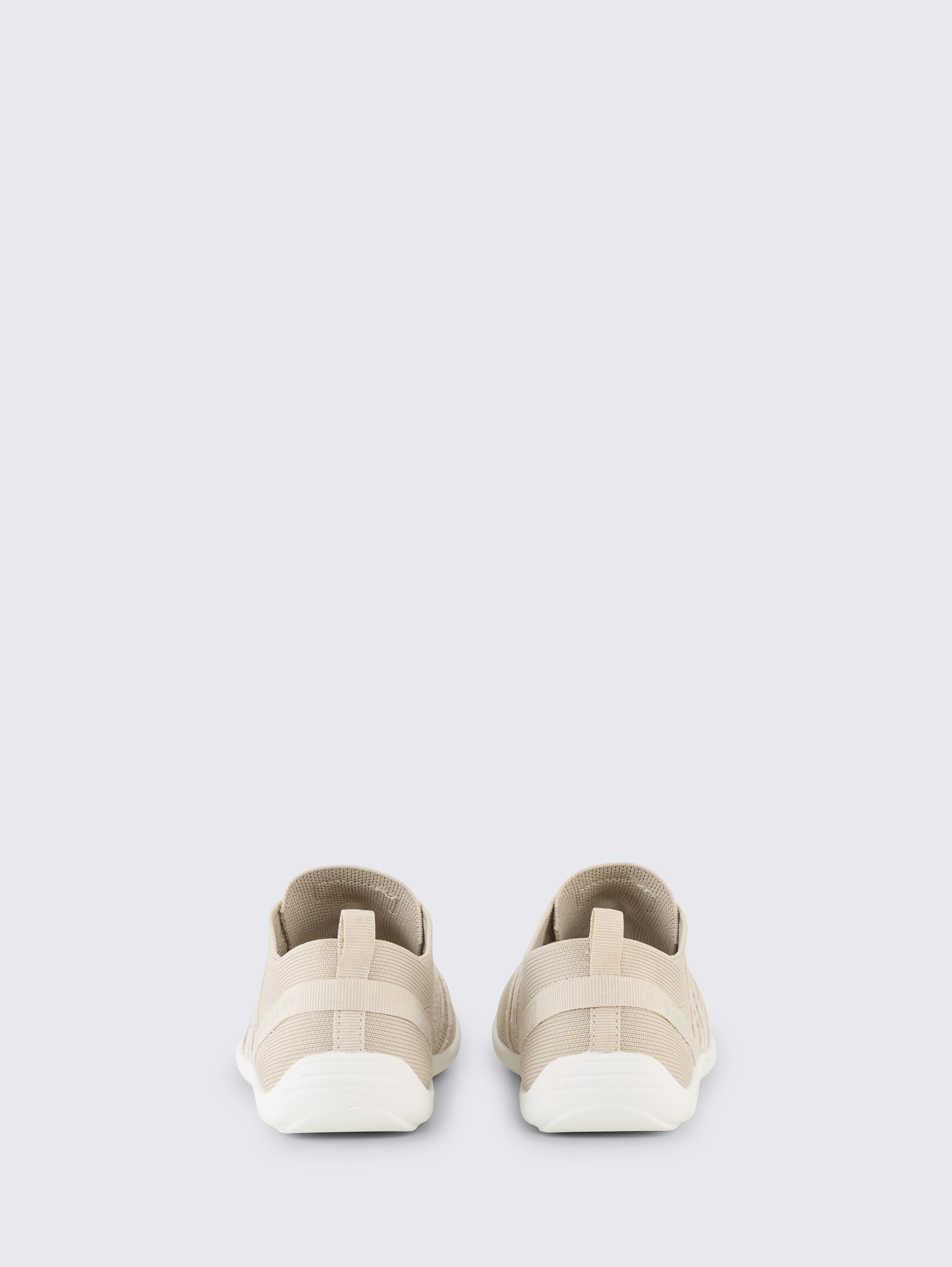 Sneaker mit elastischem Schaft - beige - Produkt-Rückansicht