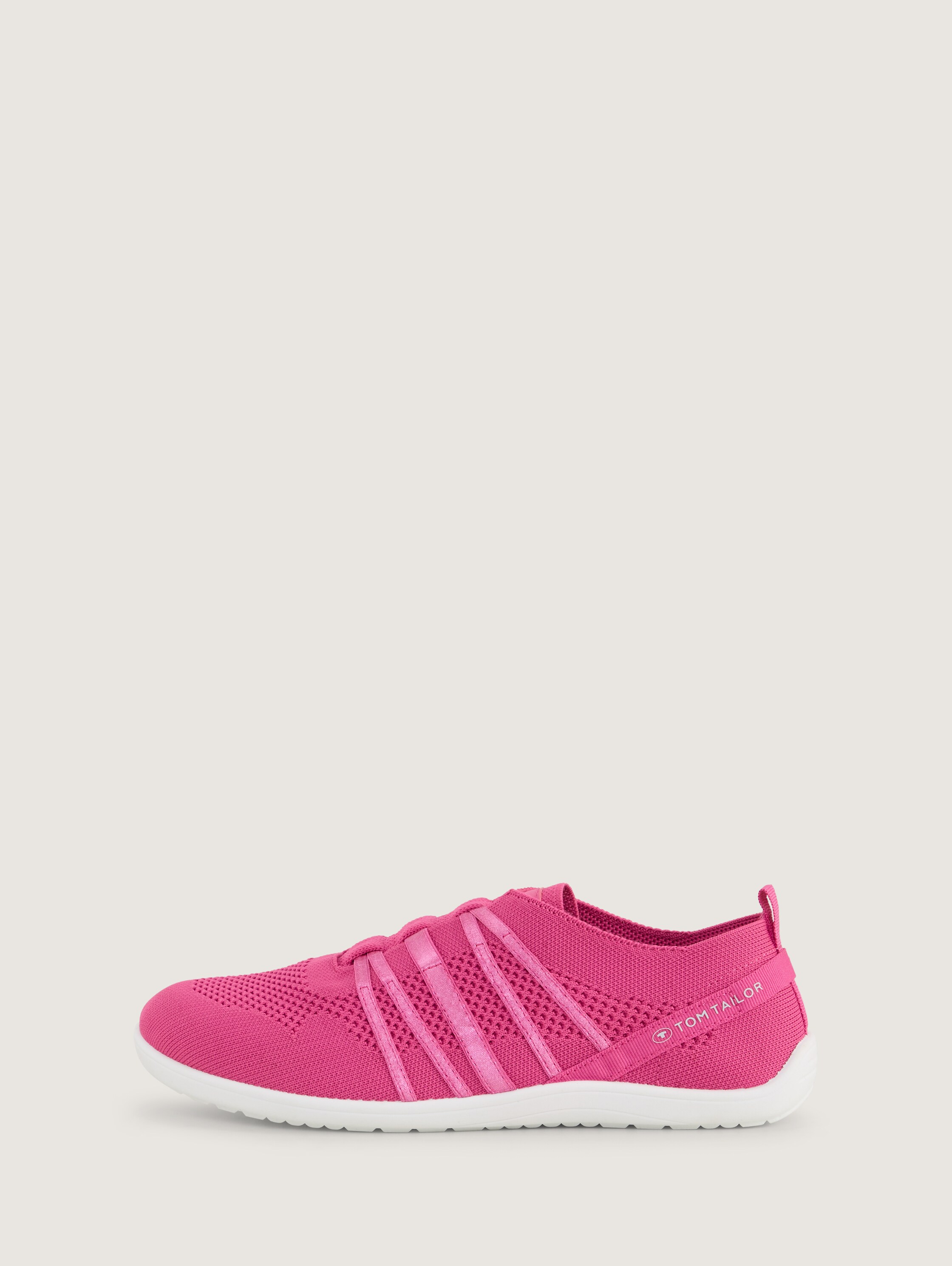 Sneaker mit elastischem Schaft - pink - 