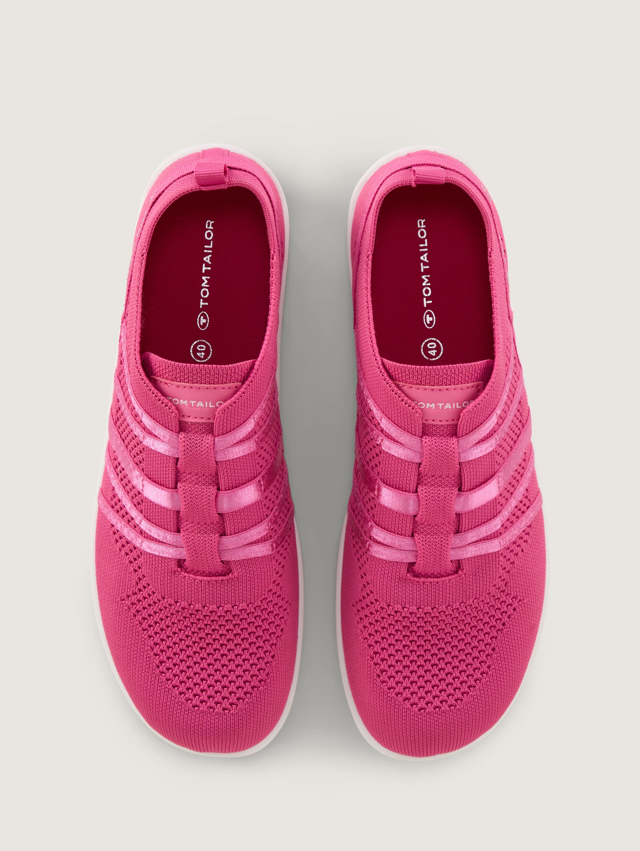 Sneaker mit elastischem Schaft - pink - 
