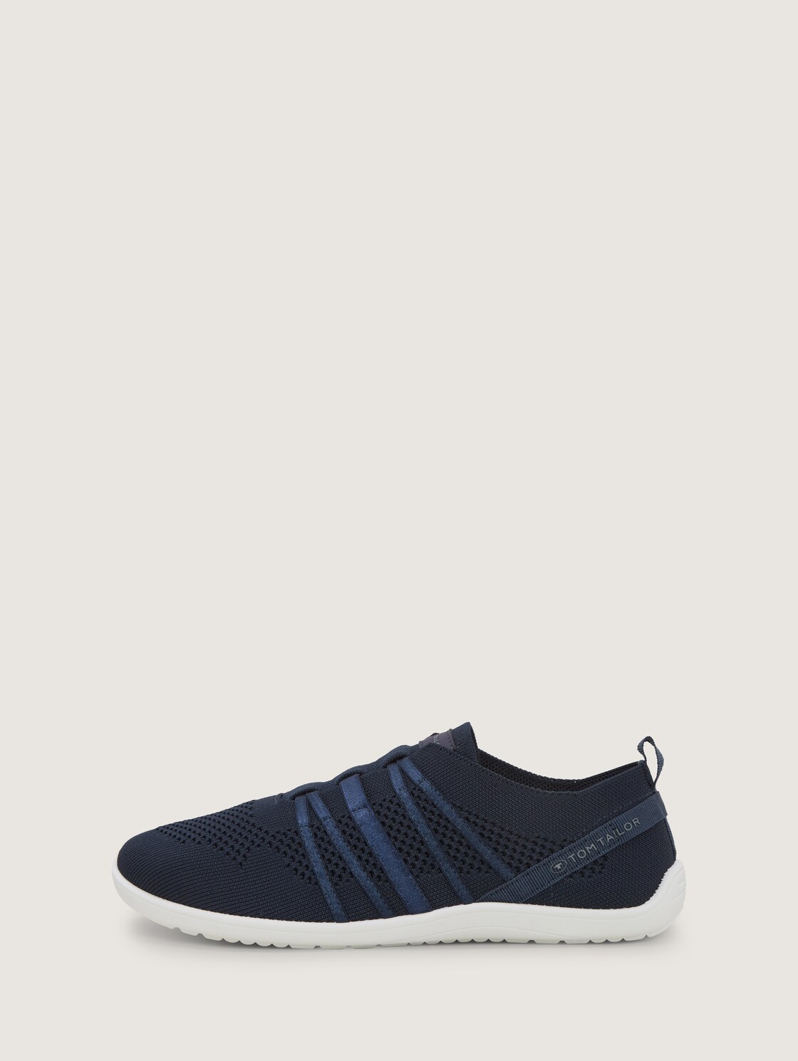 Sneaker mit elastischem Schaft - navy - seitliche Produkt-Ansicht