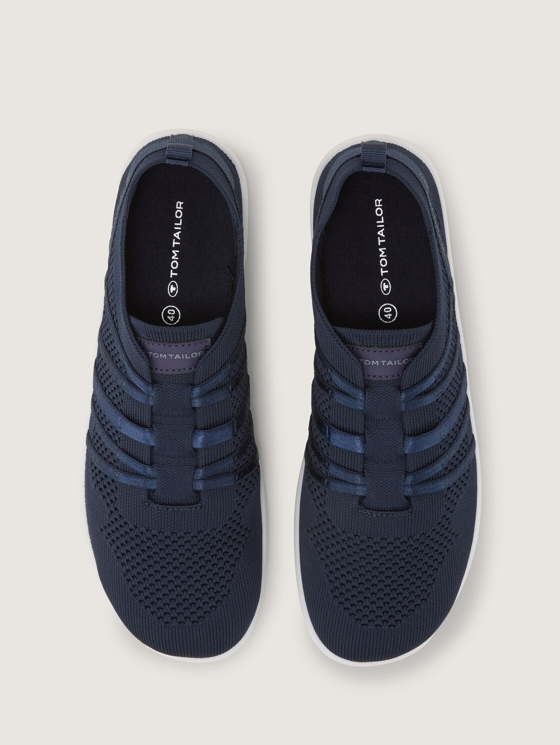 Sneaker mit elastischem Schaft - navy - Produkt-Ansicht von oben 