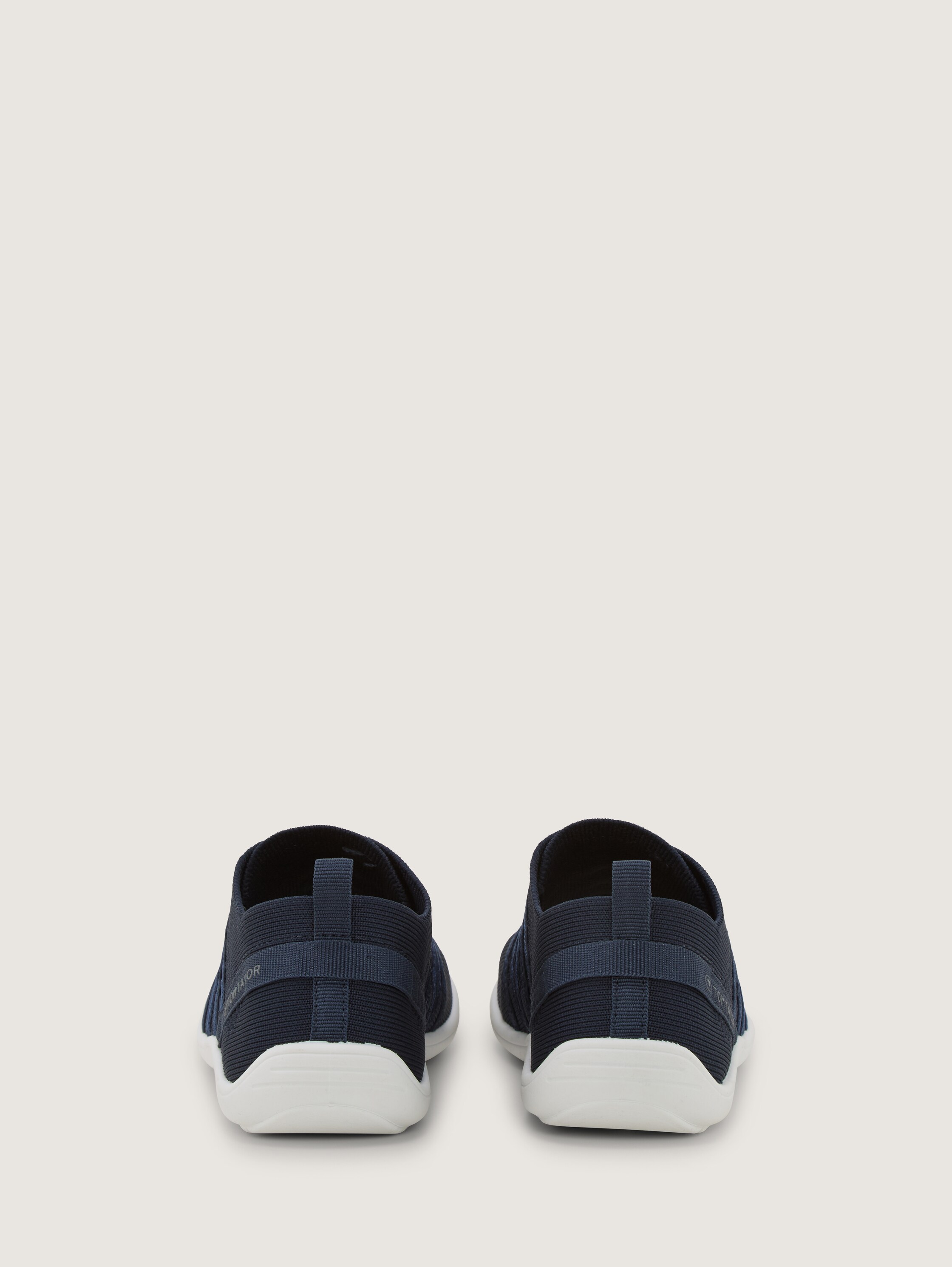 Sneaker mit elastischem Schaft - navy - Produkt-Rückansicht