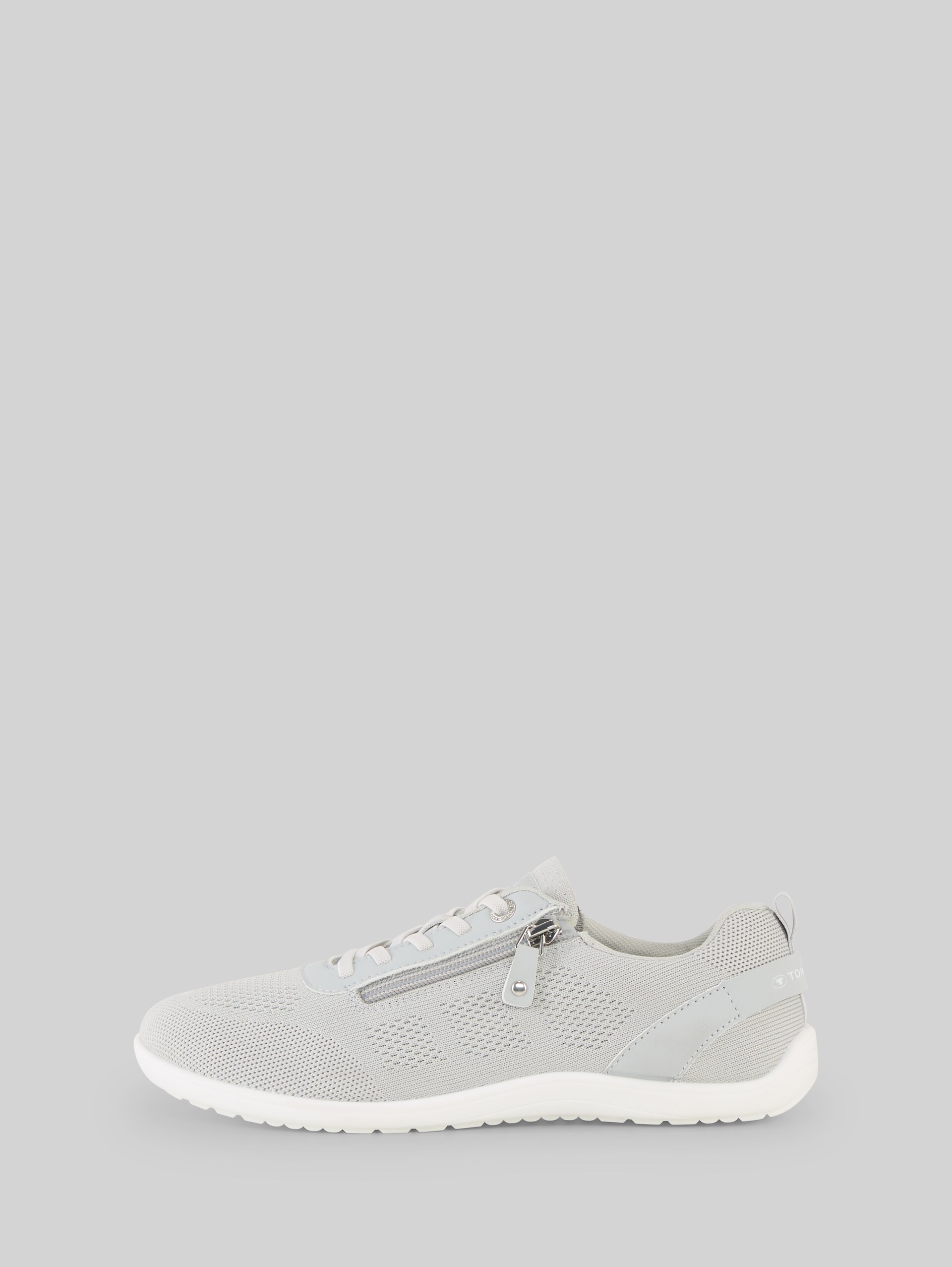 Sneakers with zipper detail - grey - Product detail view