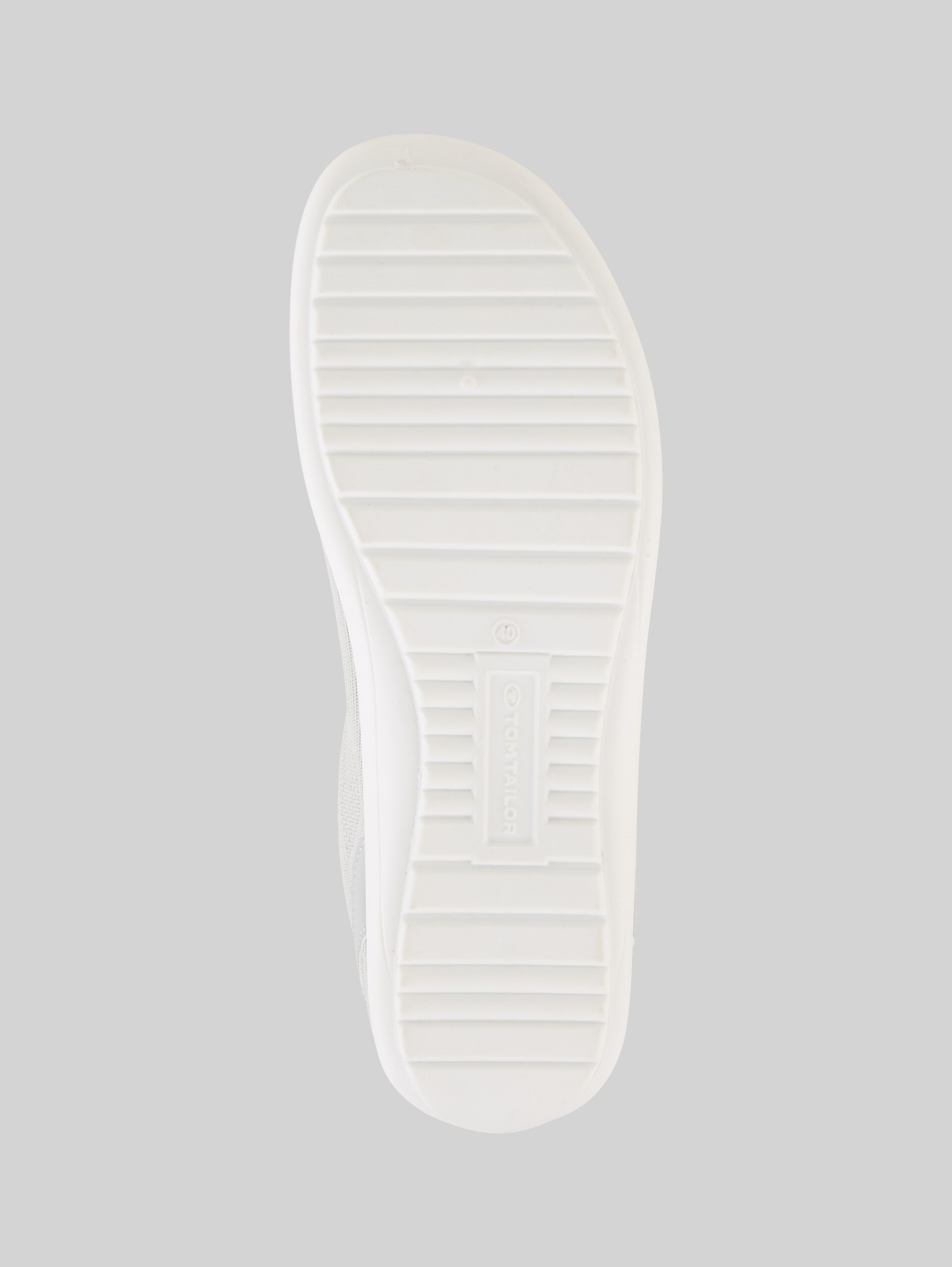 Sneakers with zipper detail - grey - Product view sole 