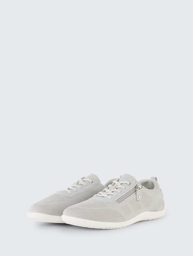 Sneakers met ritssluiting door Women, grey