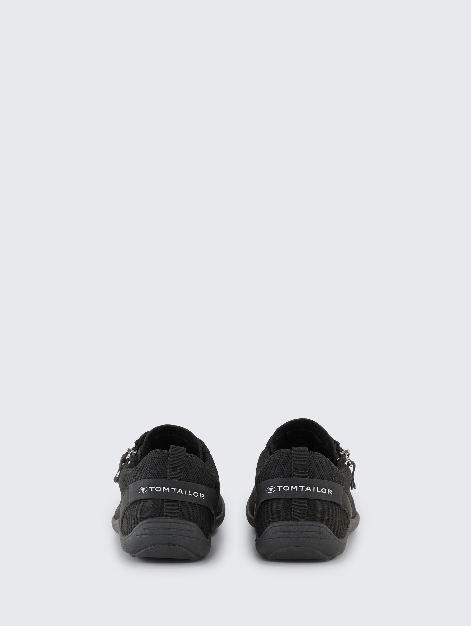 Sneaker mit Reißverschluss-Detail - black-uni - Produkt-Rückansicht