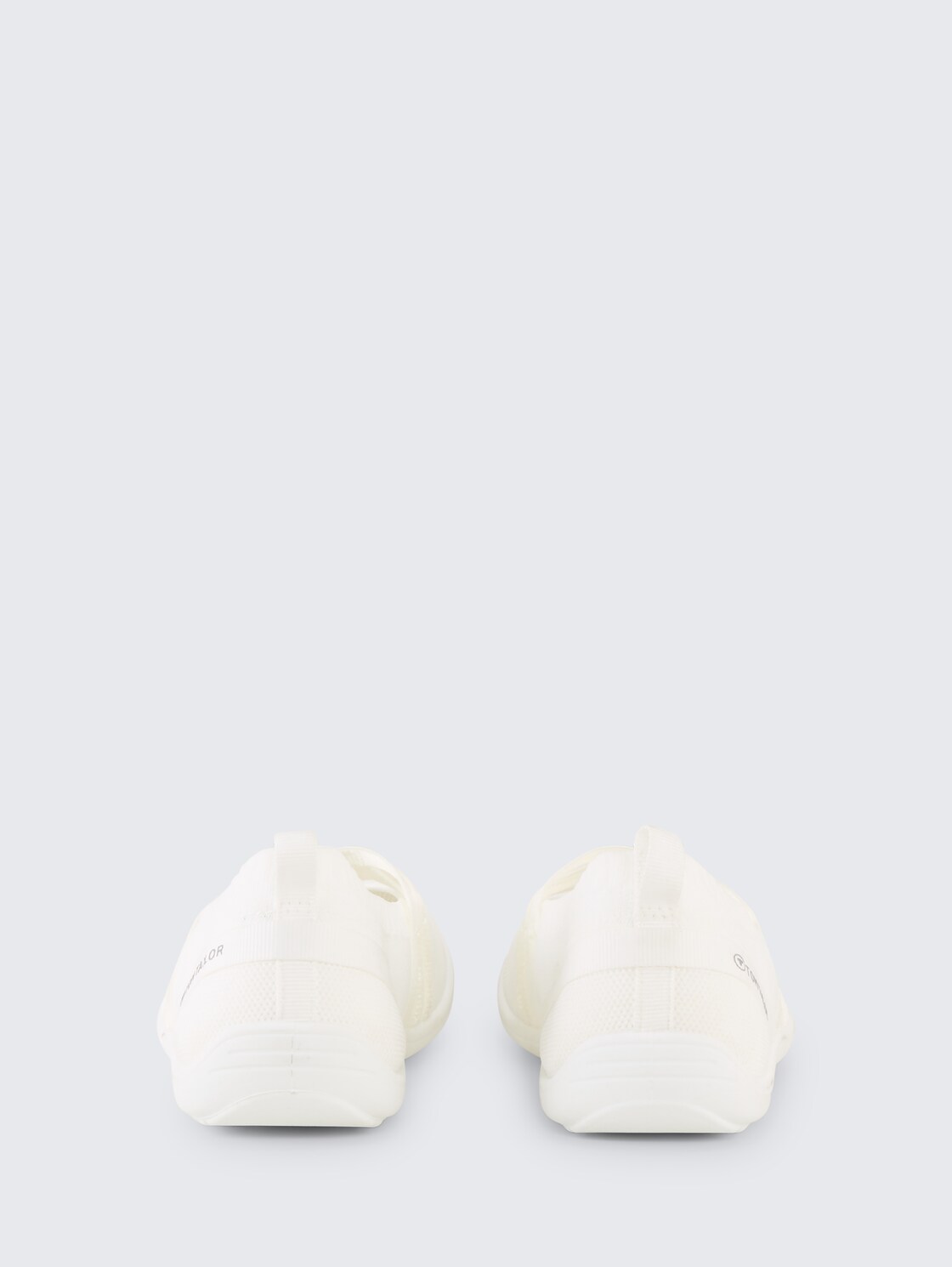 Flache Slipper mit Riemen - white - Produkt-Rückansicht