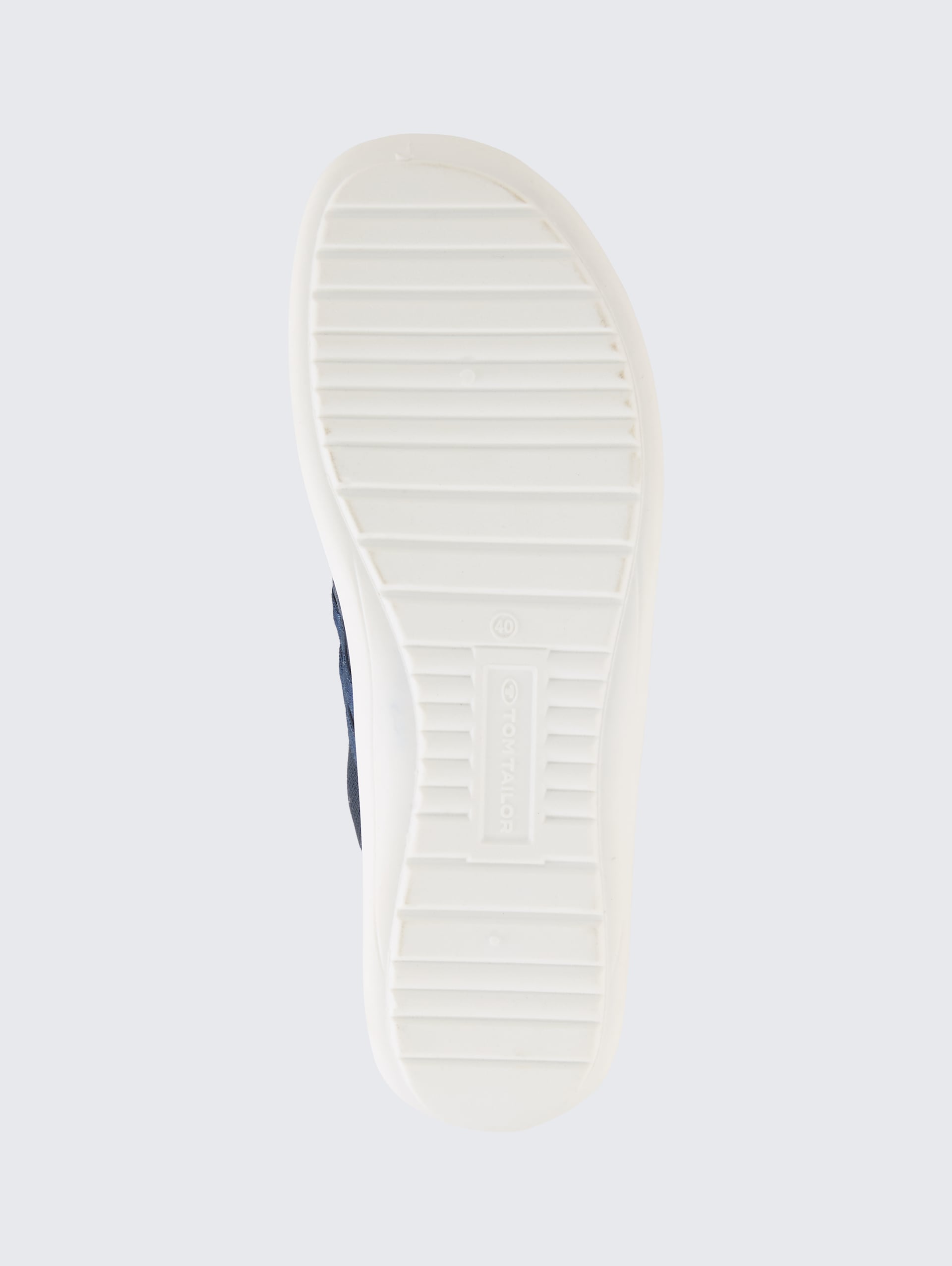Flache Slipper mit Riemen - navy - Produkt-Ansicht Sohle