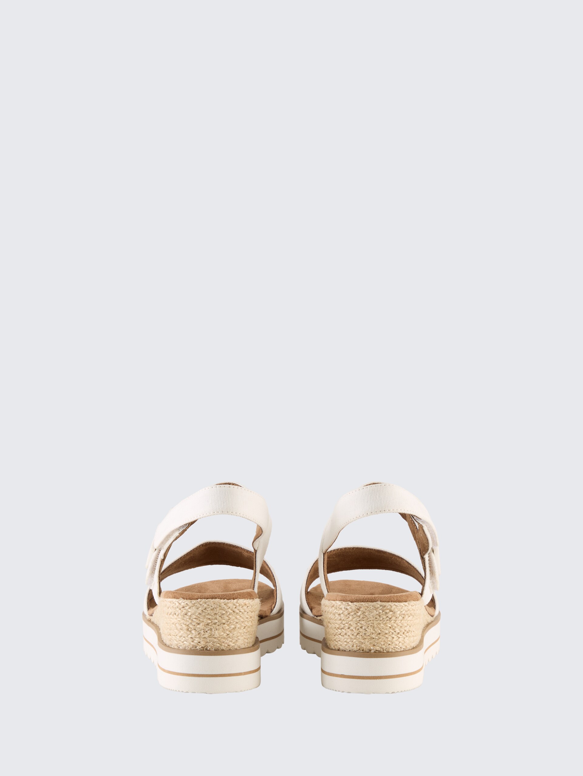 Sandalen mit Keilabsatz - white - Produkt-Rückansicht