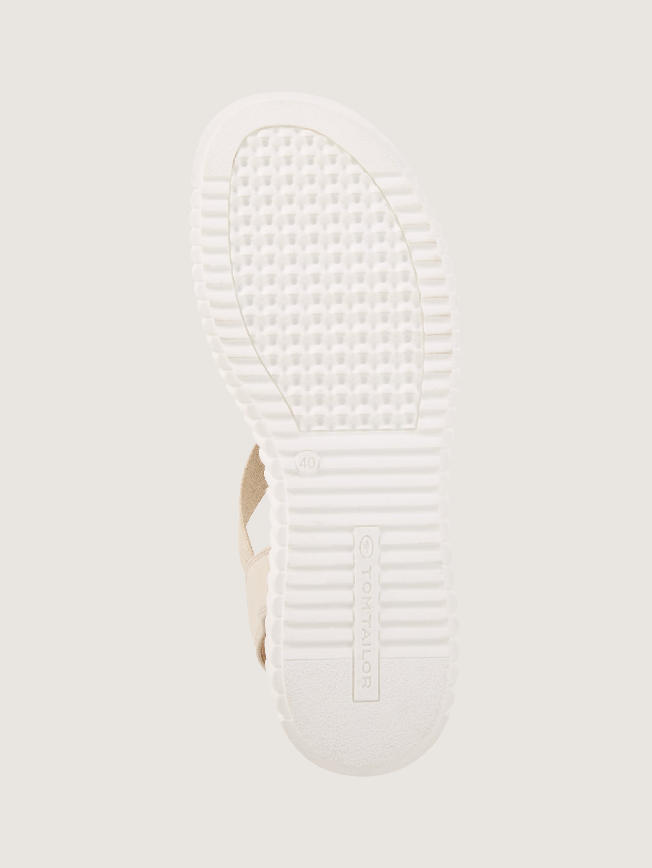 Sandalen mit Keilabsatz - offwhite - 