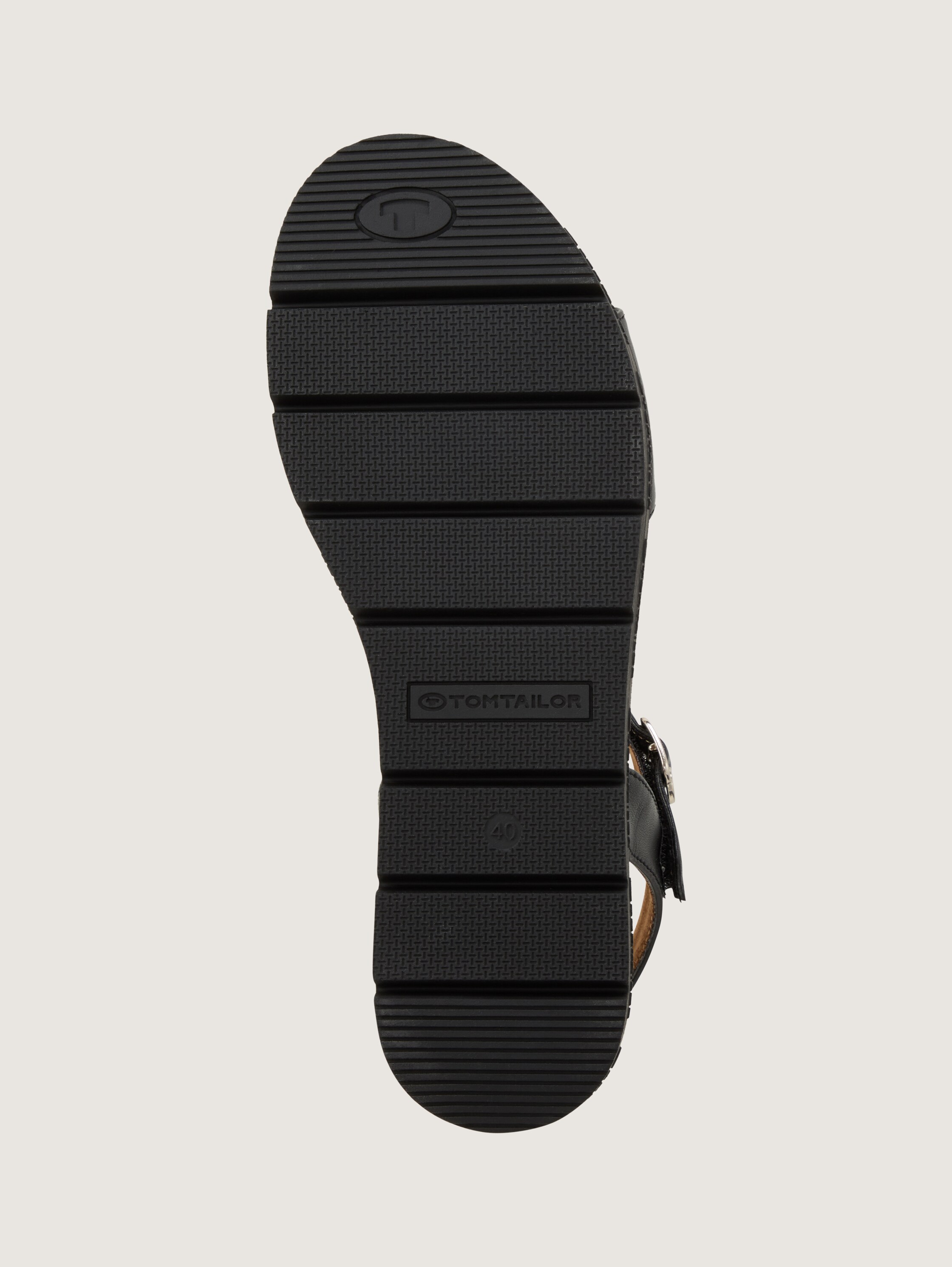 Sandalen met sleehak - black_1 - 