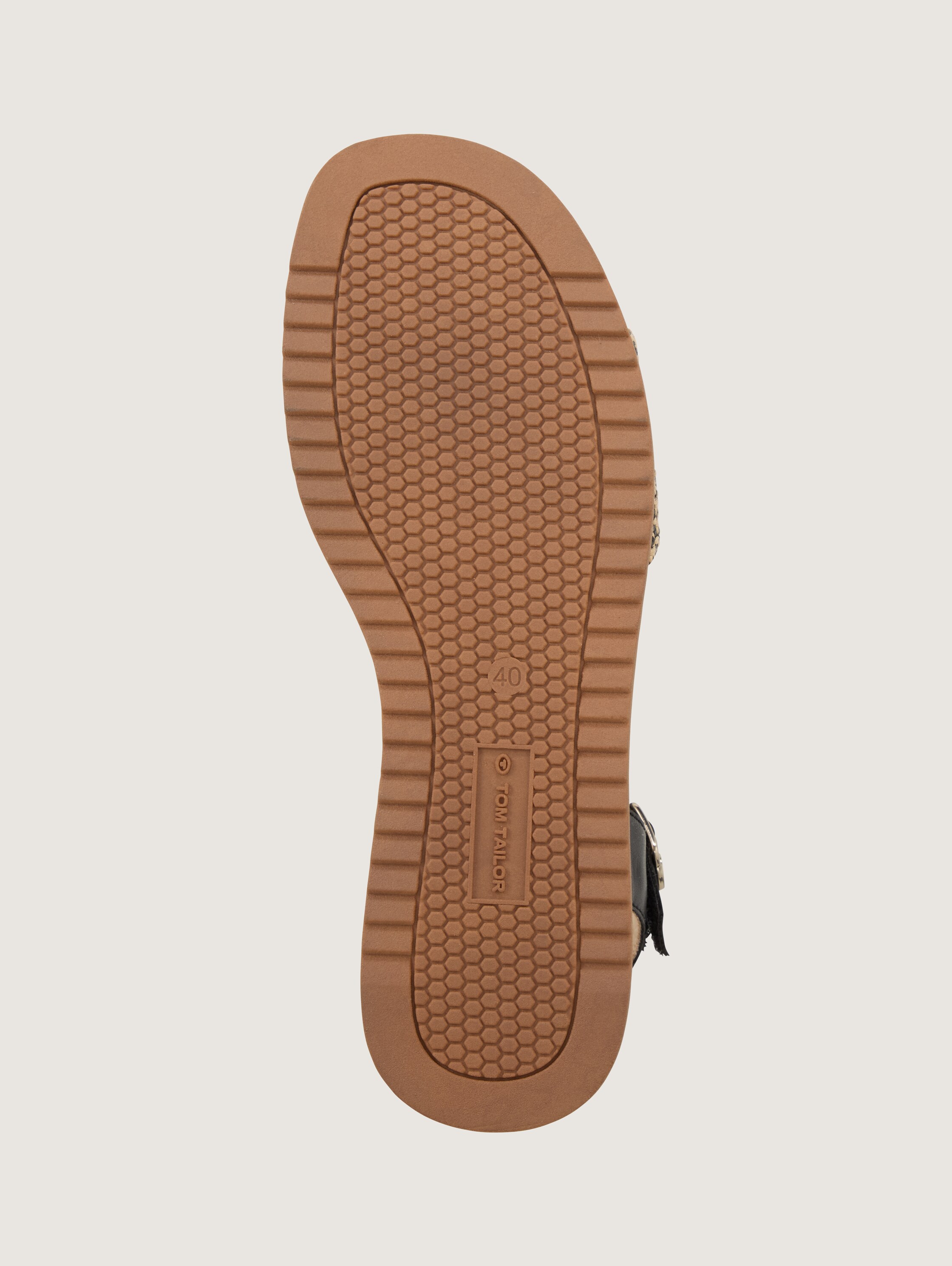 Sandalen mit Kork-Absatz - 5