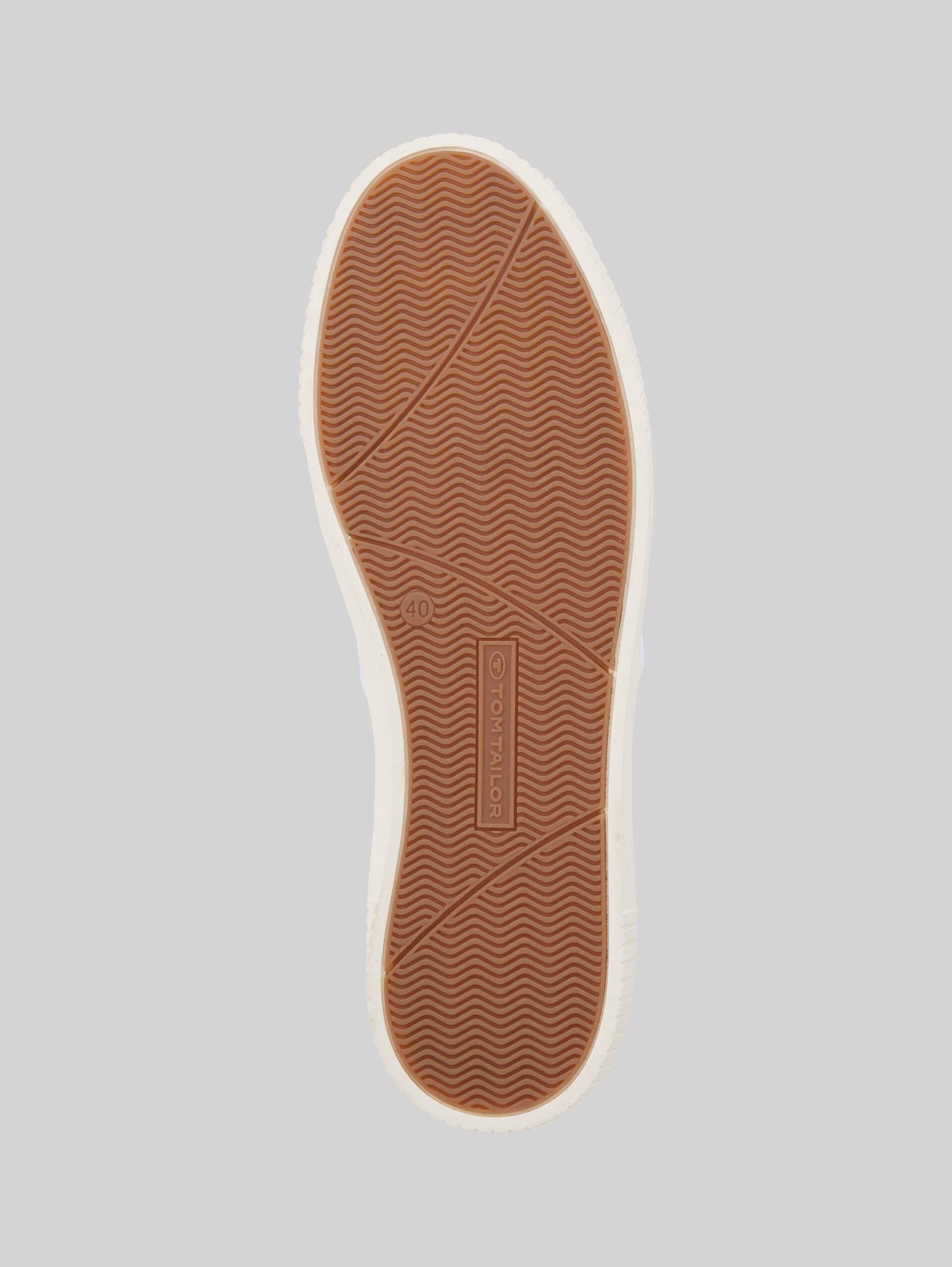 Lightweight trainers made from textile fabric - white - Product view sole 