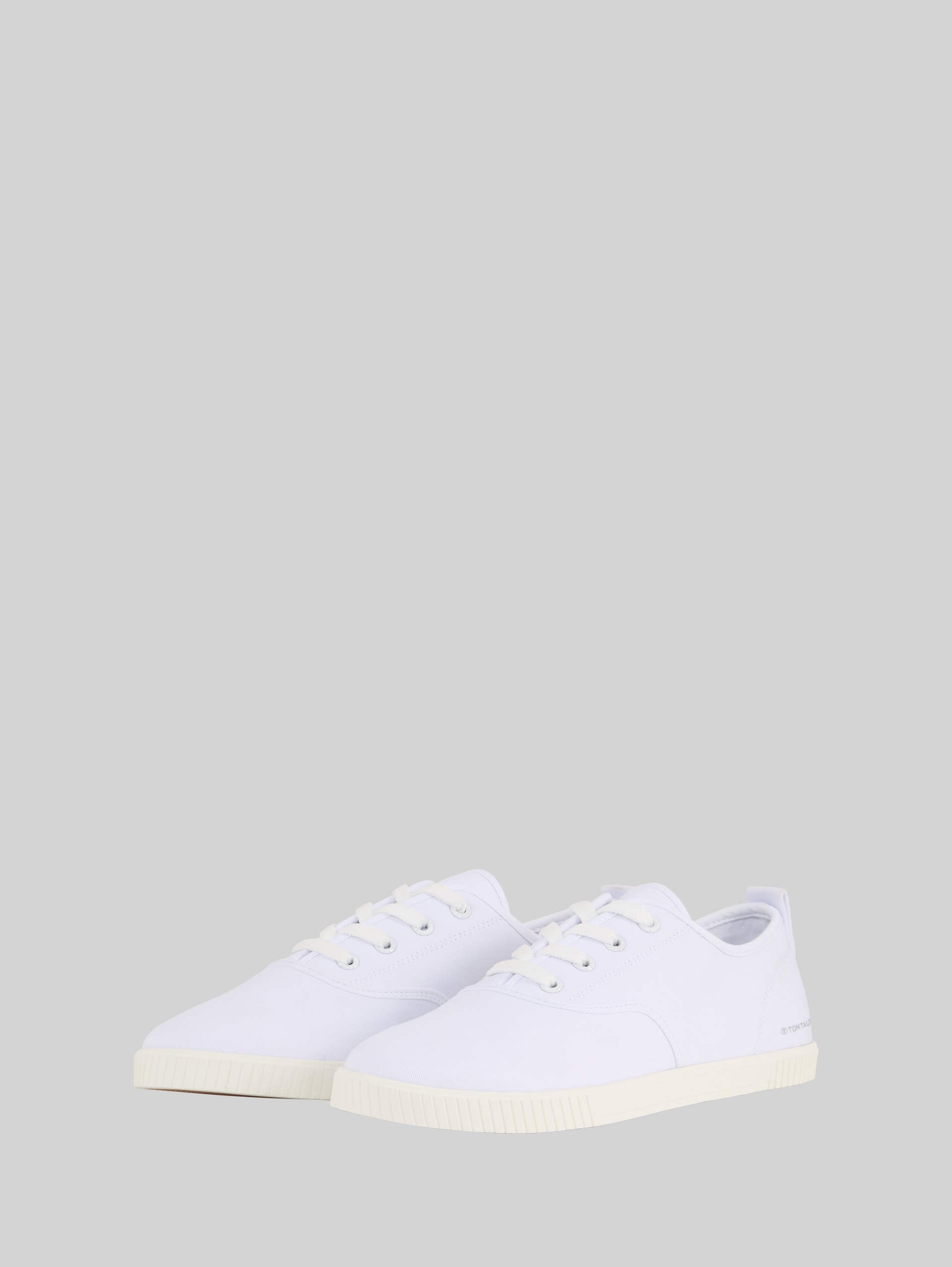 Lightweight trainers made from textile fabric - white - side product view