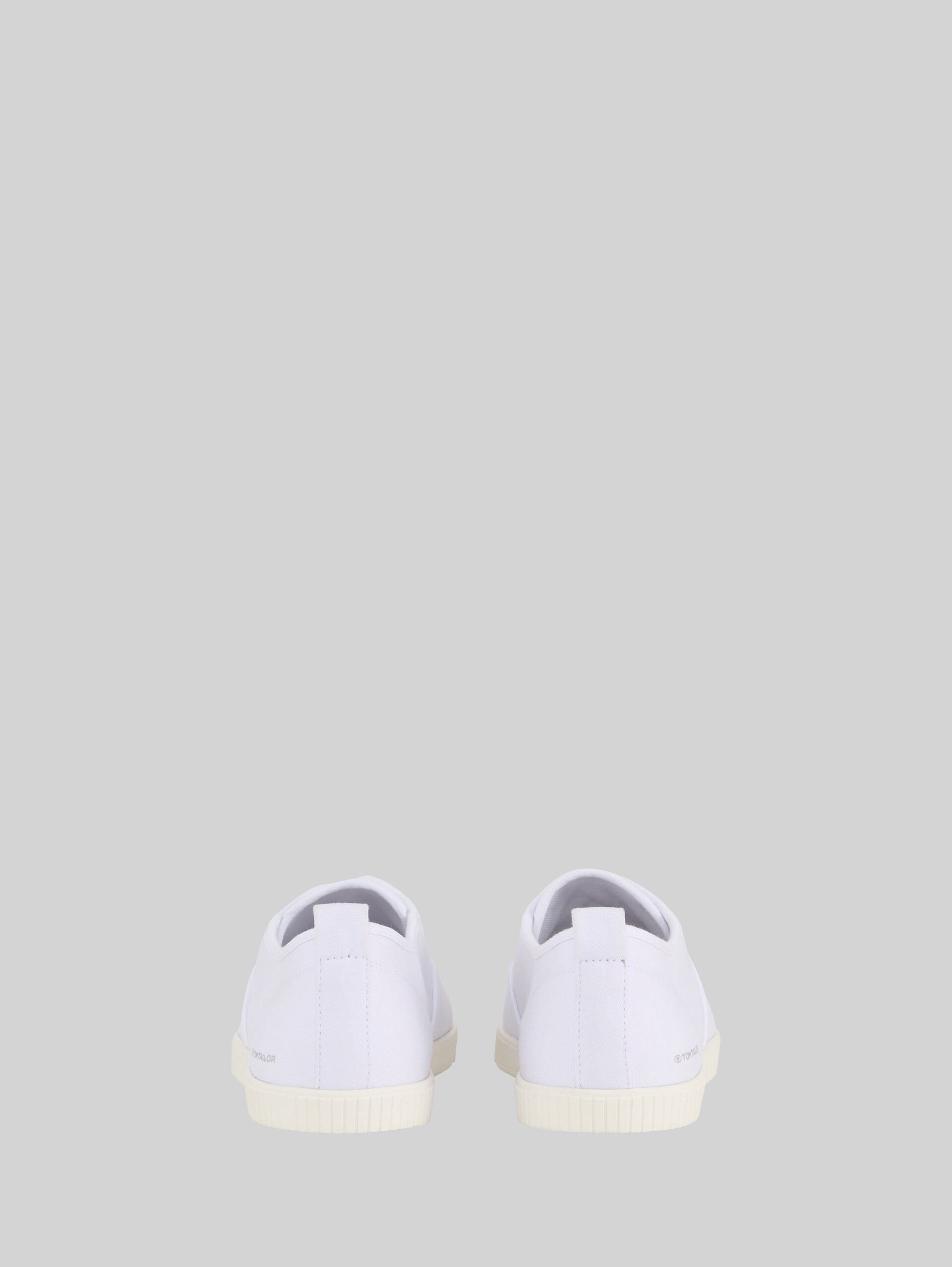 Lightweight trainers made from textile fabric - white - Product rear view
