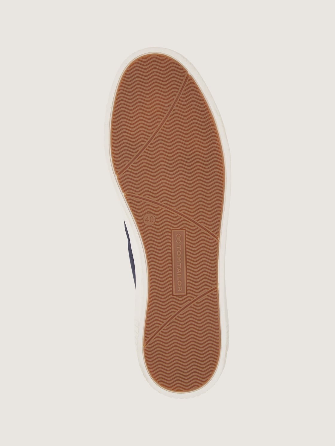 Leichter Sneaker aus Textilstoff - navy - Produkt-Ansicht Sohle