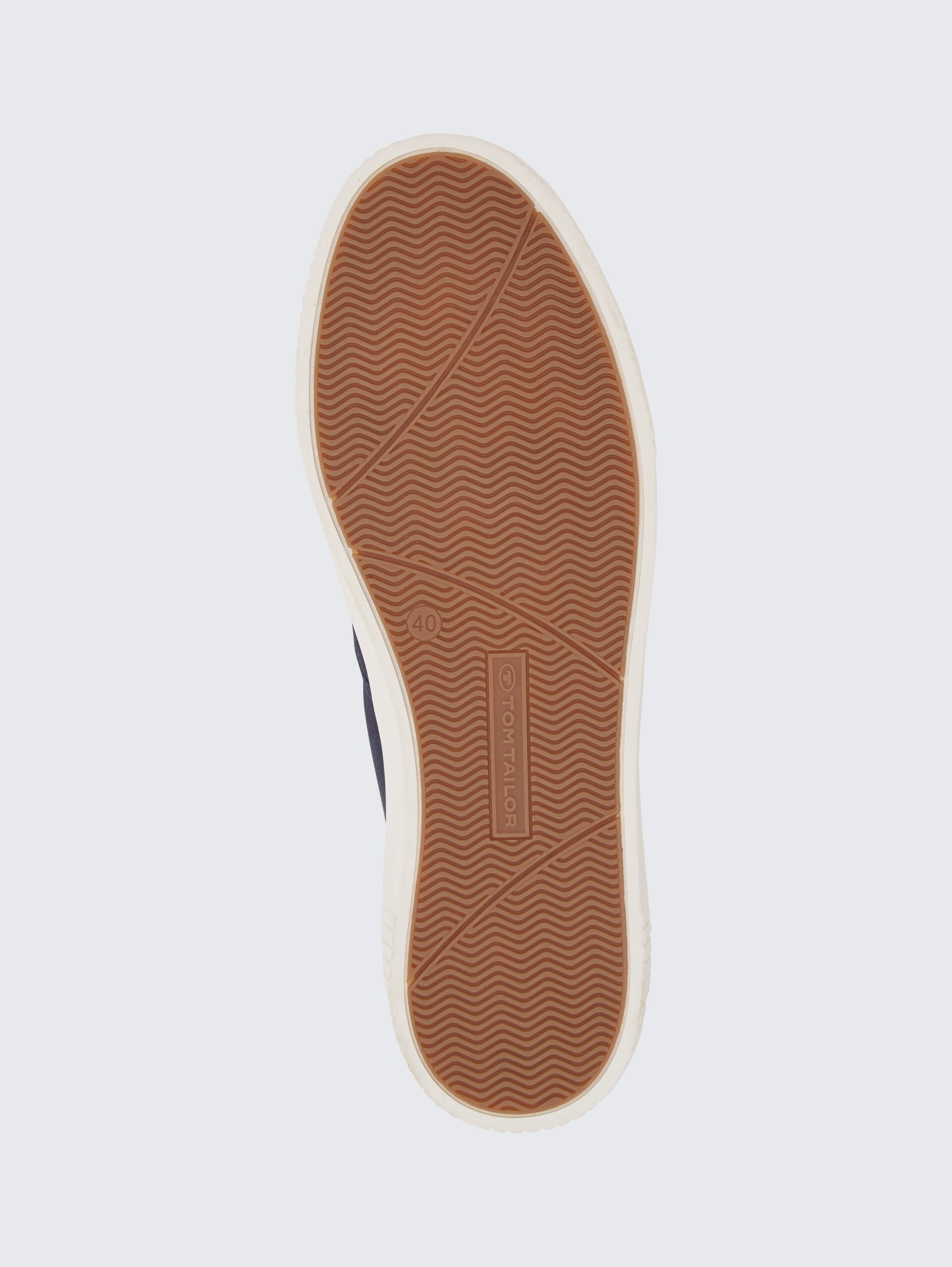 Leichter Sneaker aus Textilstoff - navy - Produkt-Ansicht Sohle