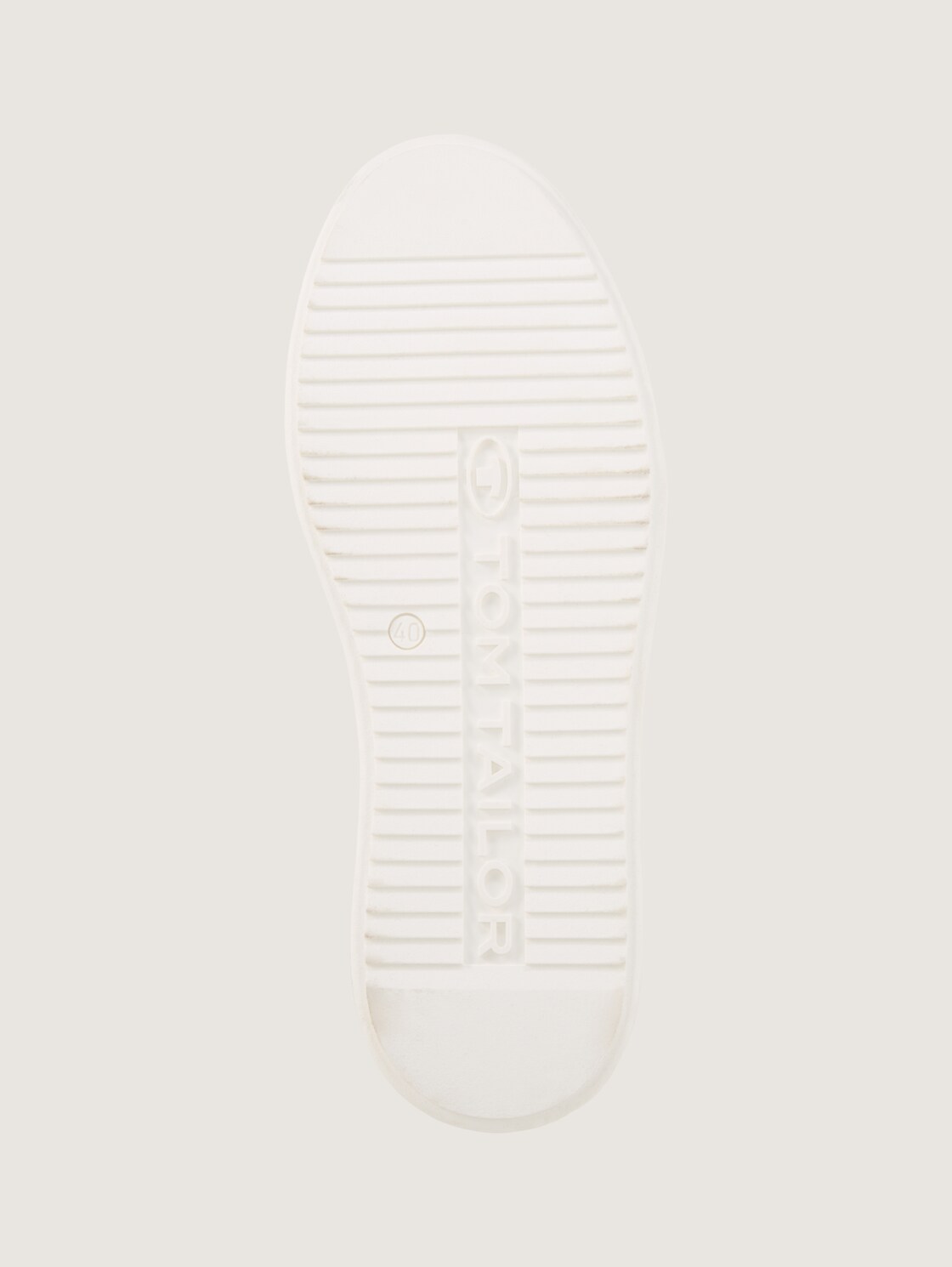 Sneaker mit Logo-Print - white-black - Produkt-Ansicht Sohle