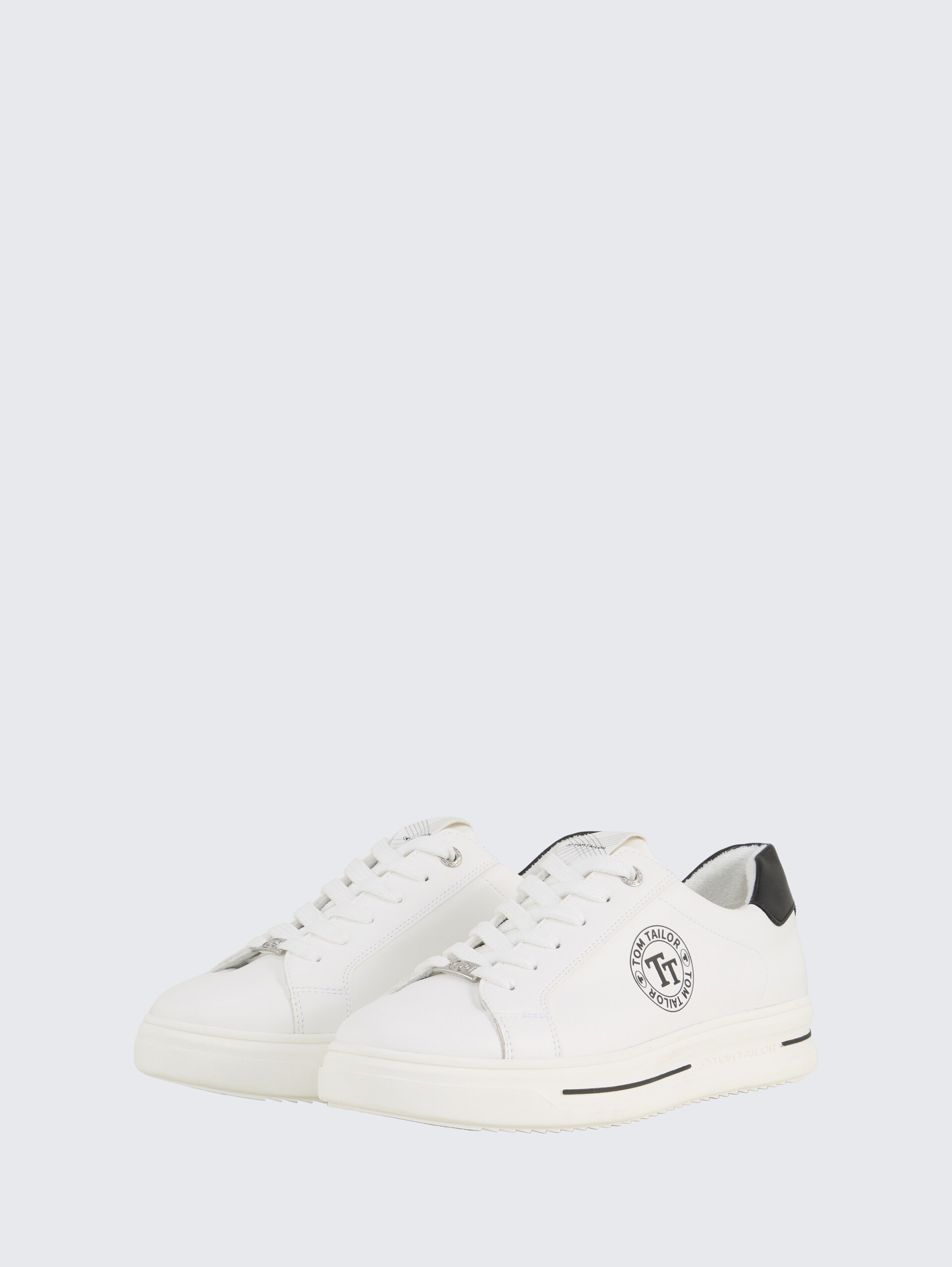 Sneaker mit Logo-Print - white-black - seitliche Produkt-Ansicht