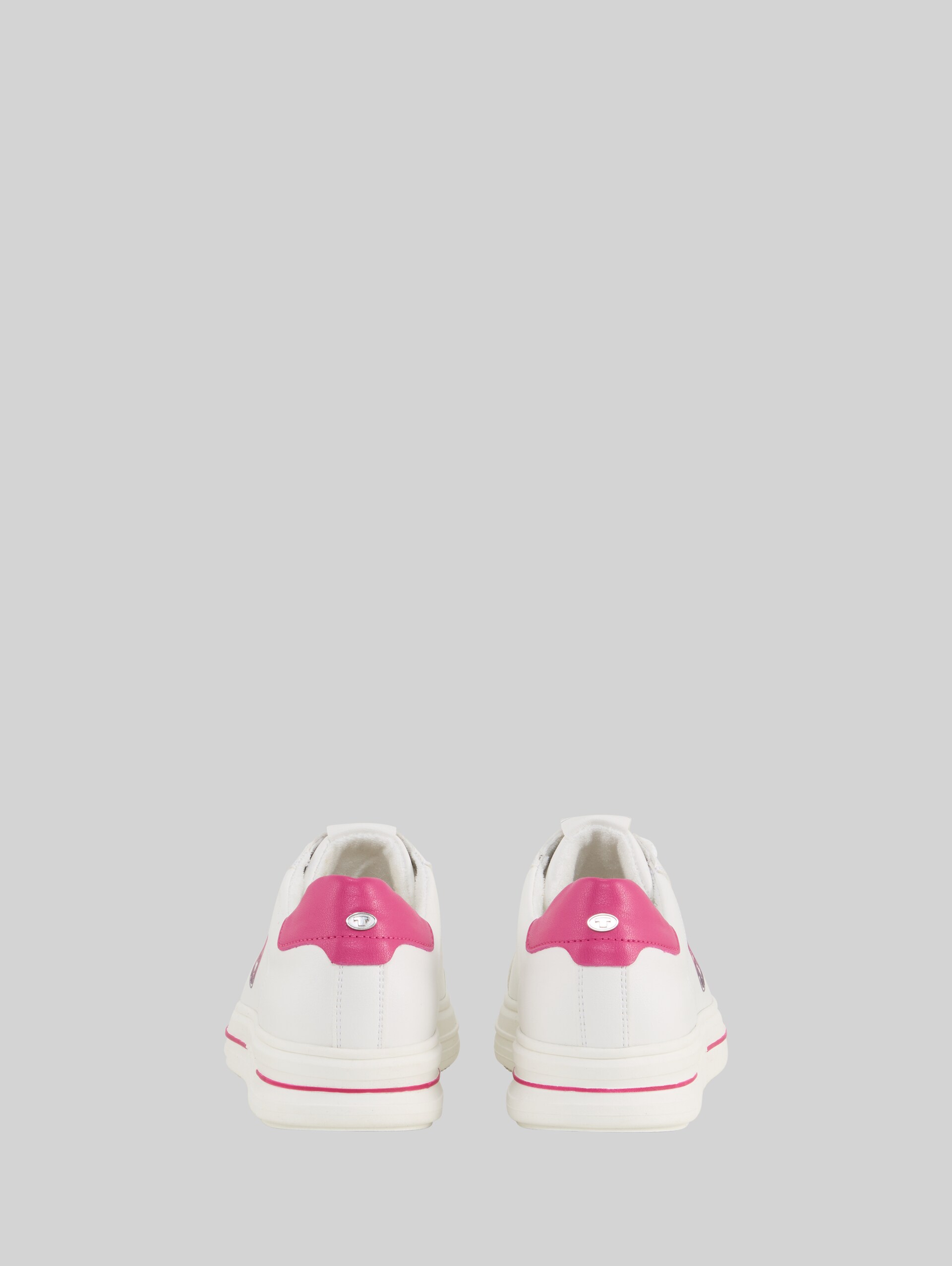 Sneaker mit Logo-Print - white-pink - Produkt-Rückansicht