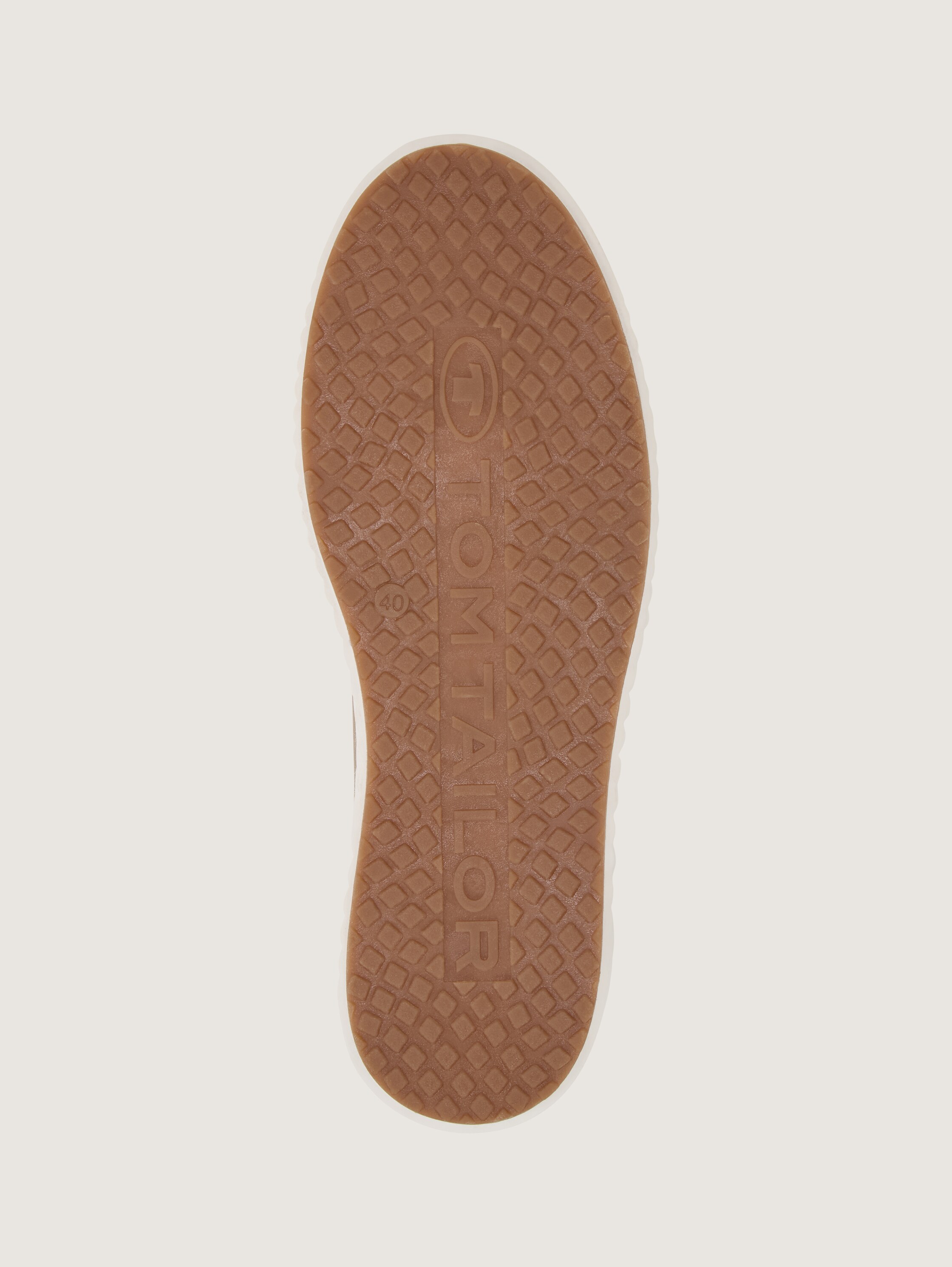 Sneaker im Metallic-Look - gold - 