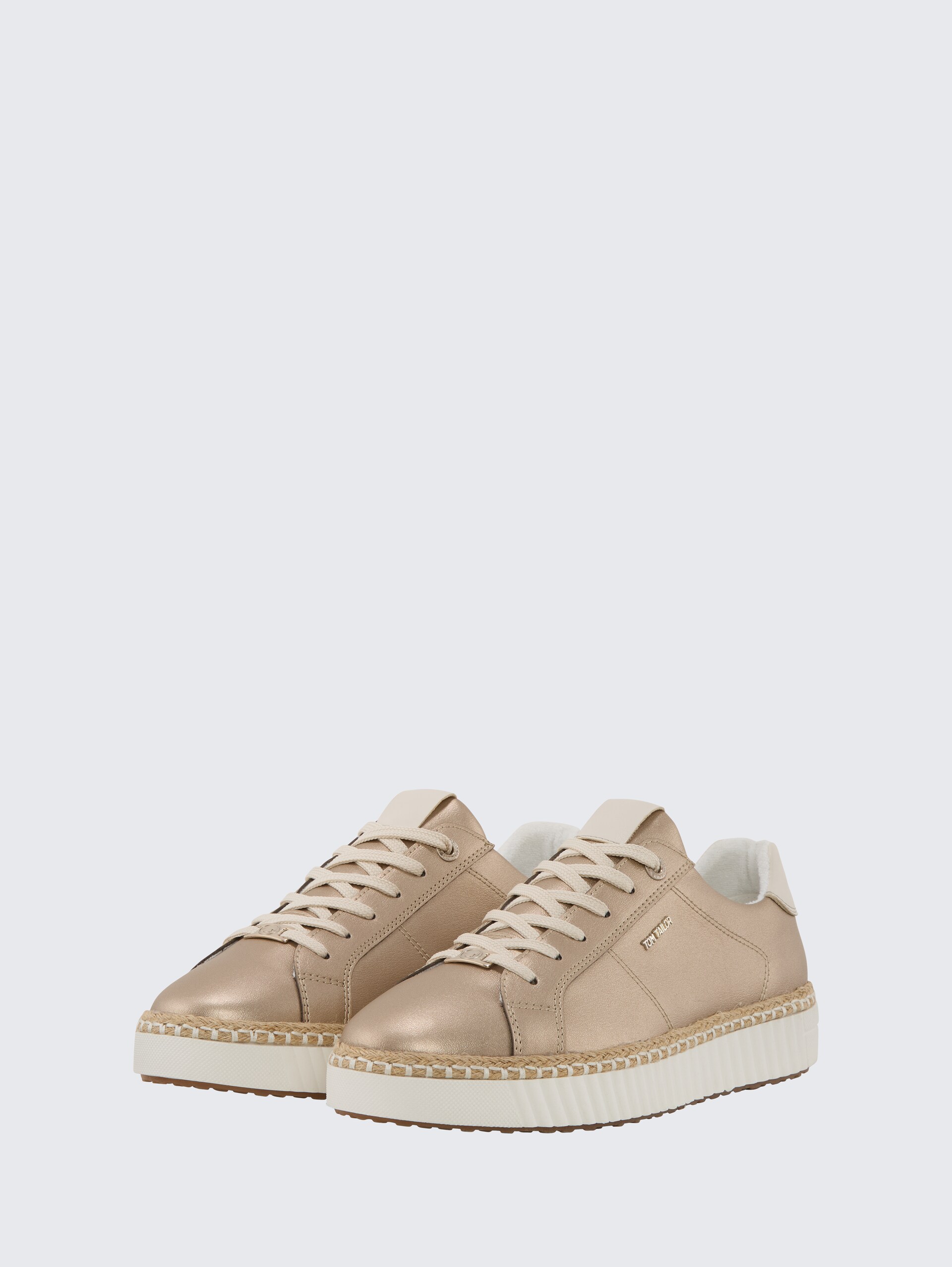 Sneaker im Metallic-Look - gold - seitliche Produkt-Ansicht