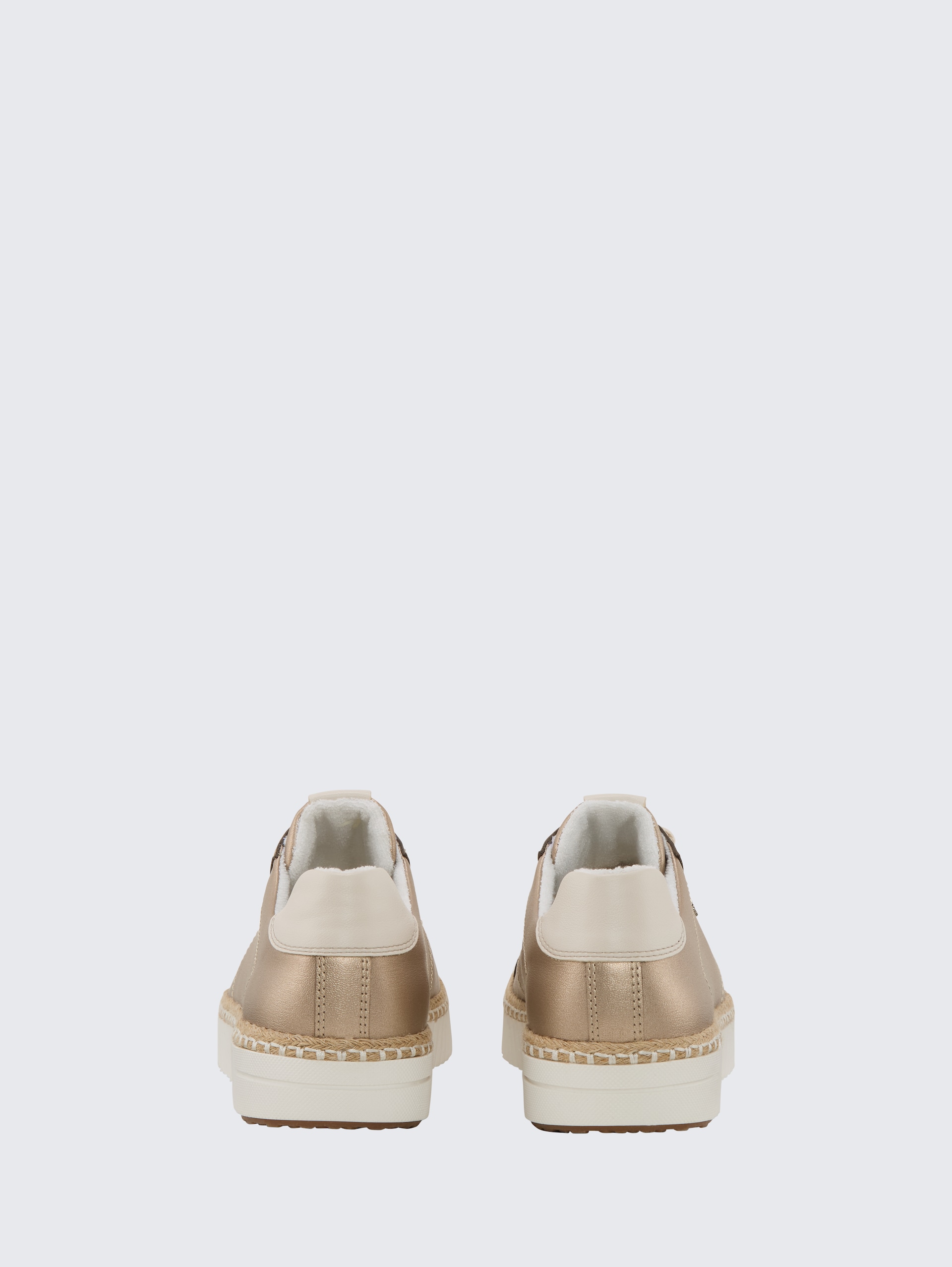 Sneaker im Metallic-Look - gold - Produkt-Rückansicht