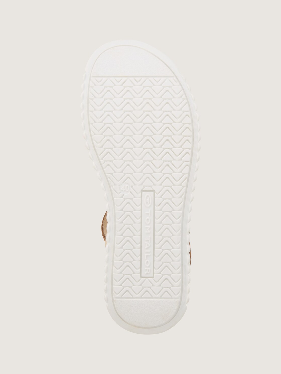 Sandalen mit Bast-Details - navy - Produkt-Ansicht Sohle