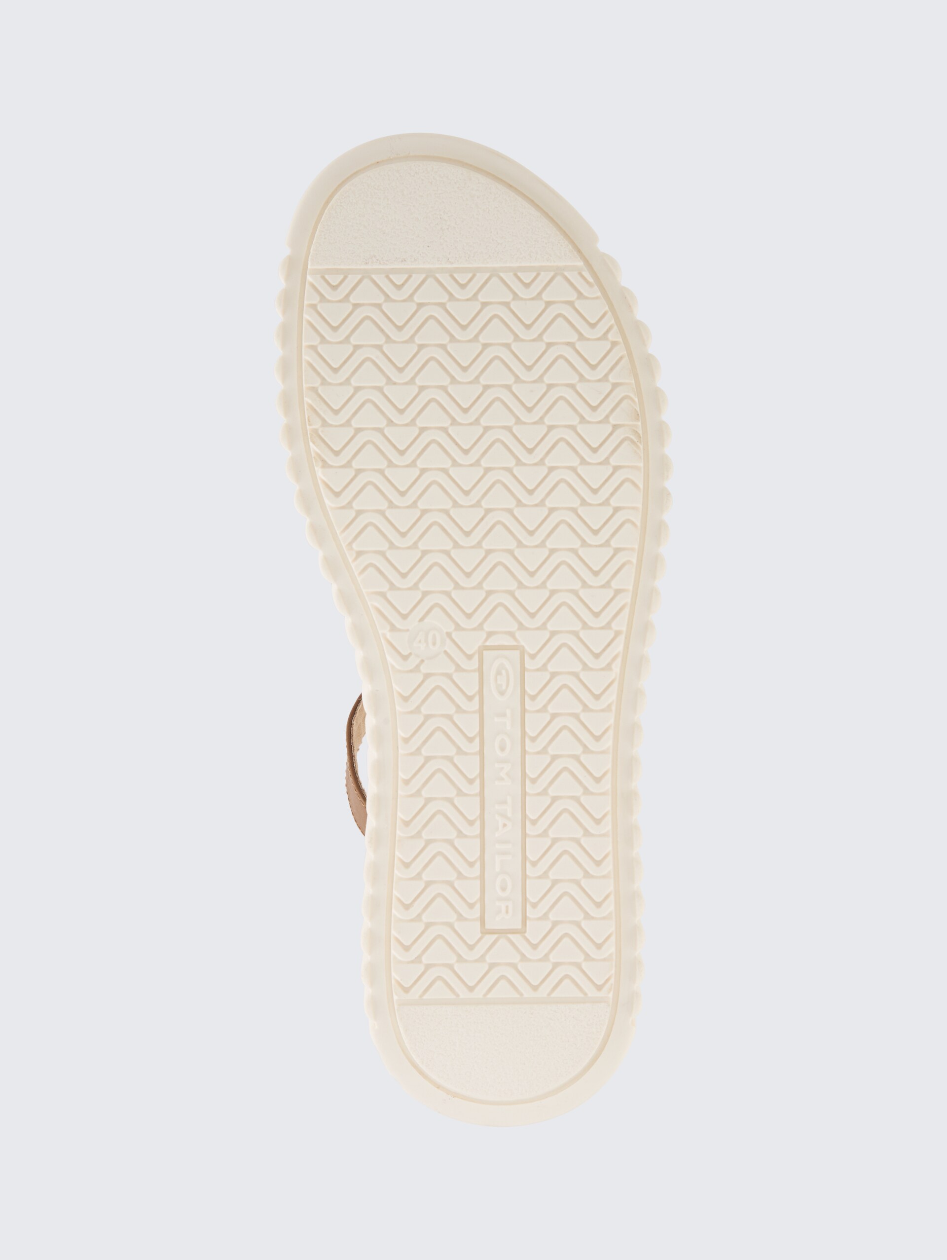 Sandalen mit Bast-Details - navy - Produkt-Ansicht Sohle