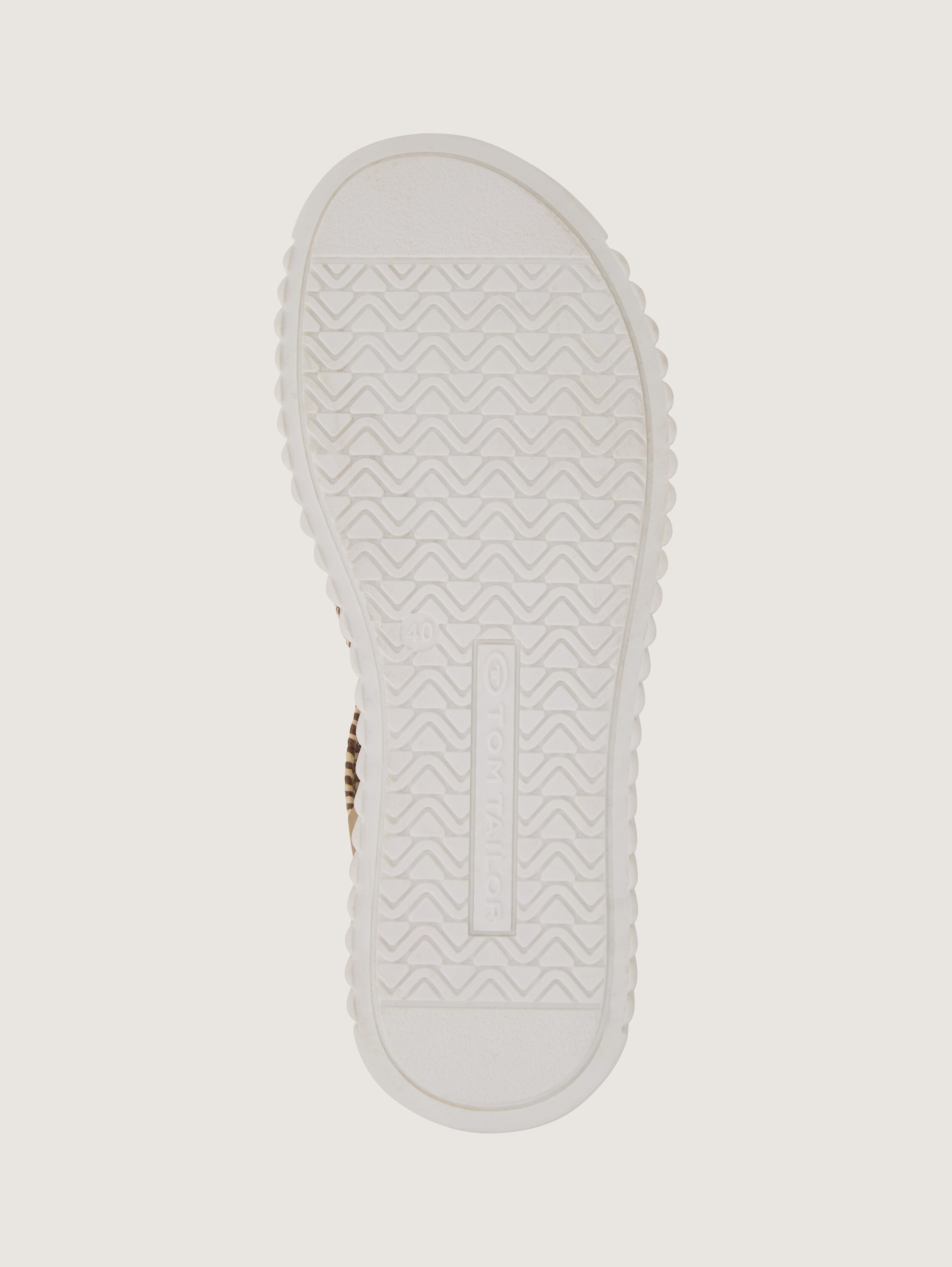 Sandalen mit Flecht-Detail - sand - 