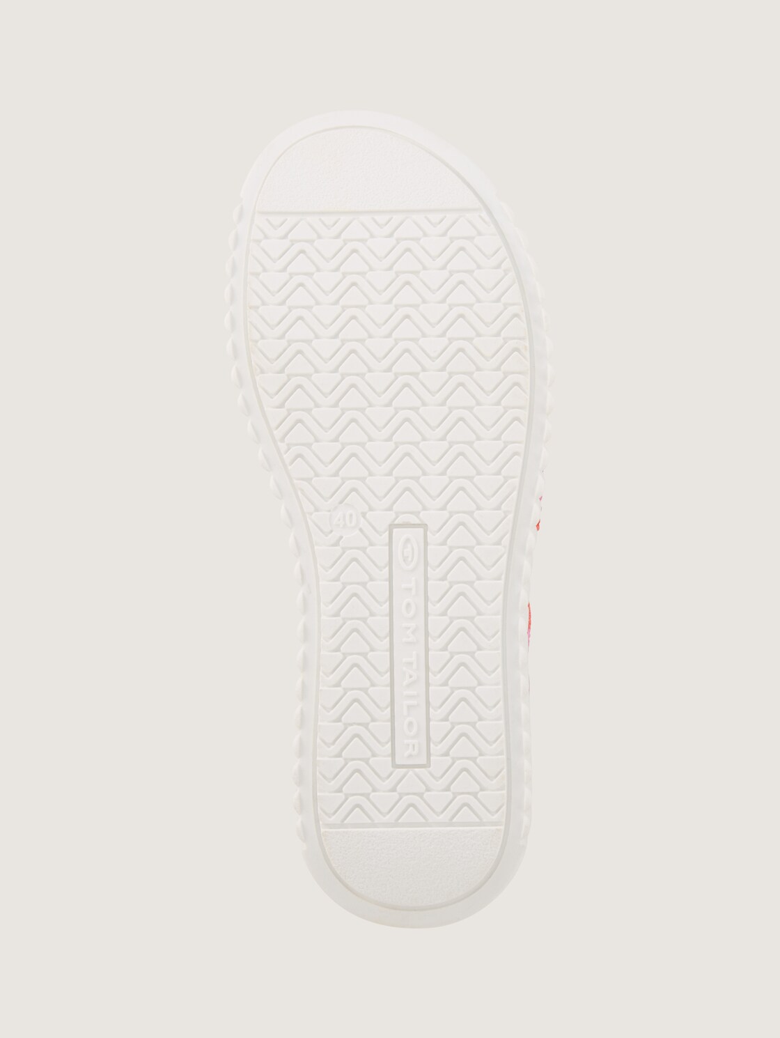 Sandalen mit Flecht-Detail - pink - Produkt-Ansicht Sohle