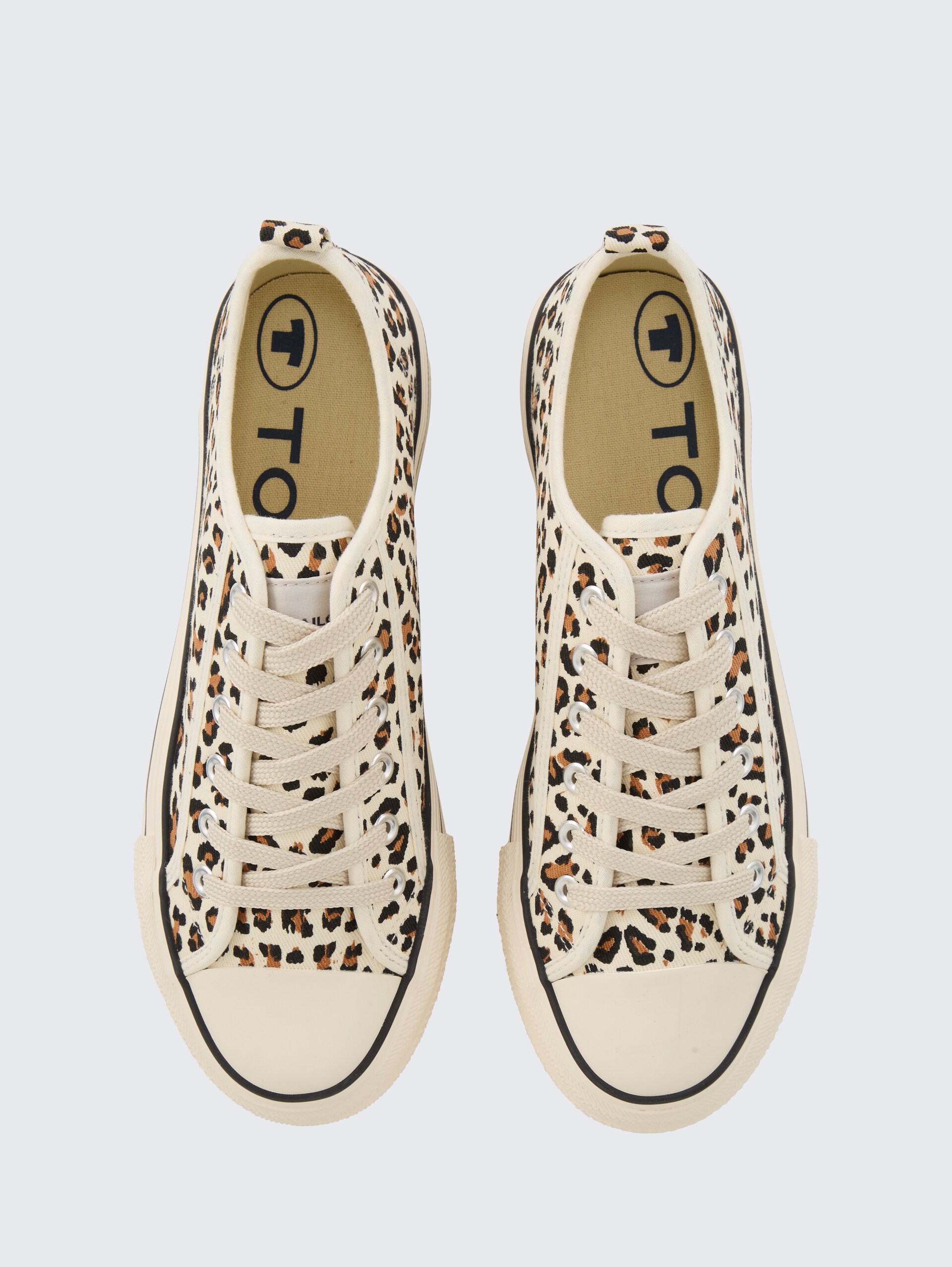Sneaker mit Plateau - offwhite-multi - Produkt-Ansicht von oben 