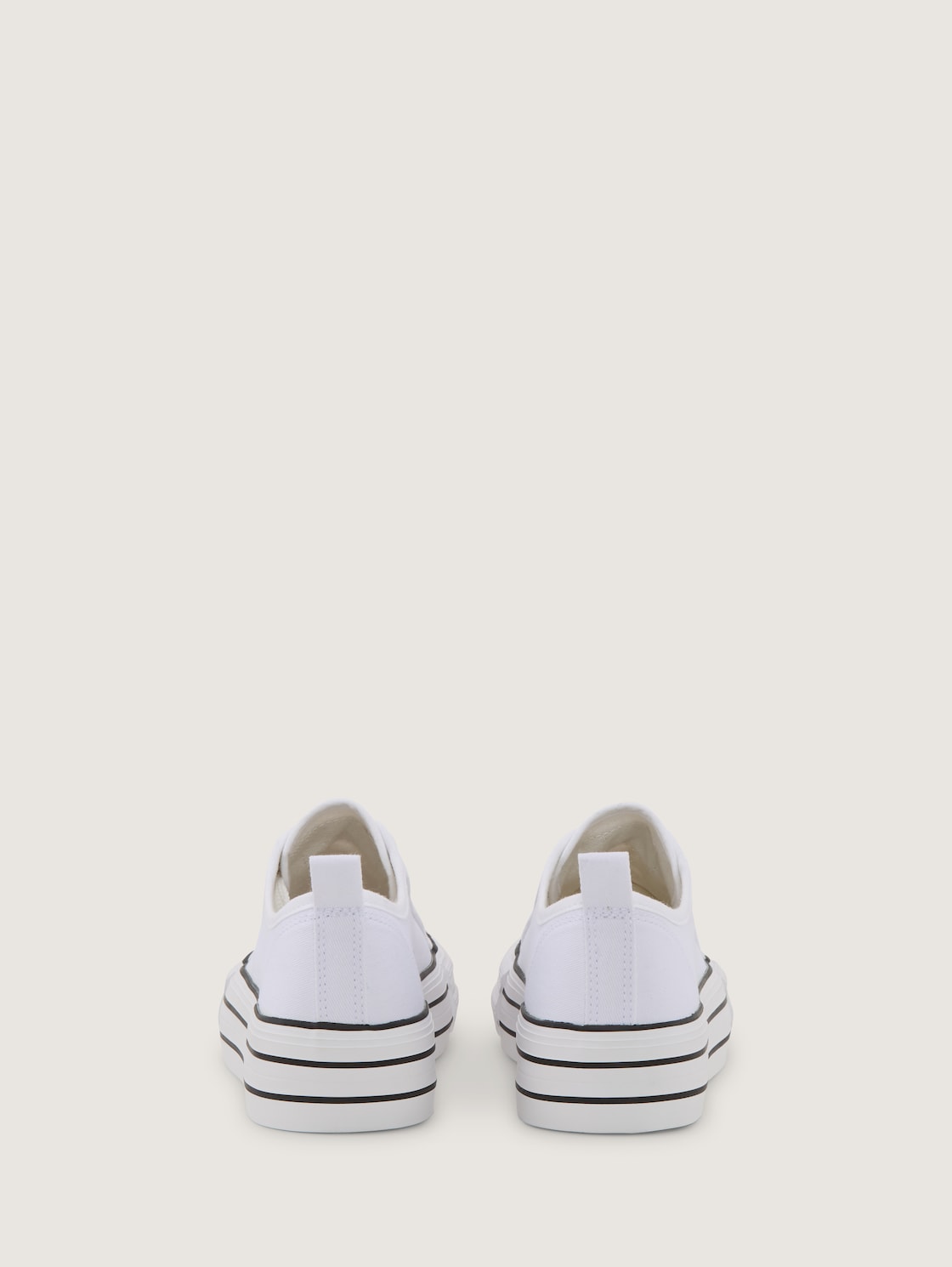 Sneaker mit Plateau - white - Produkt-Rückansicht