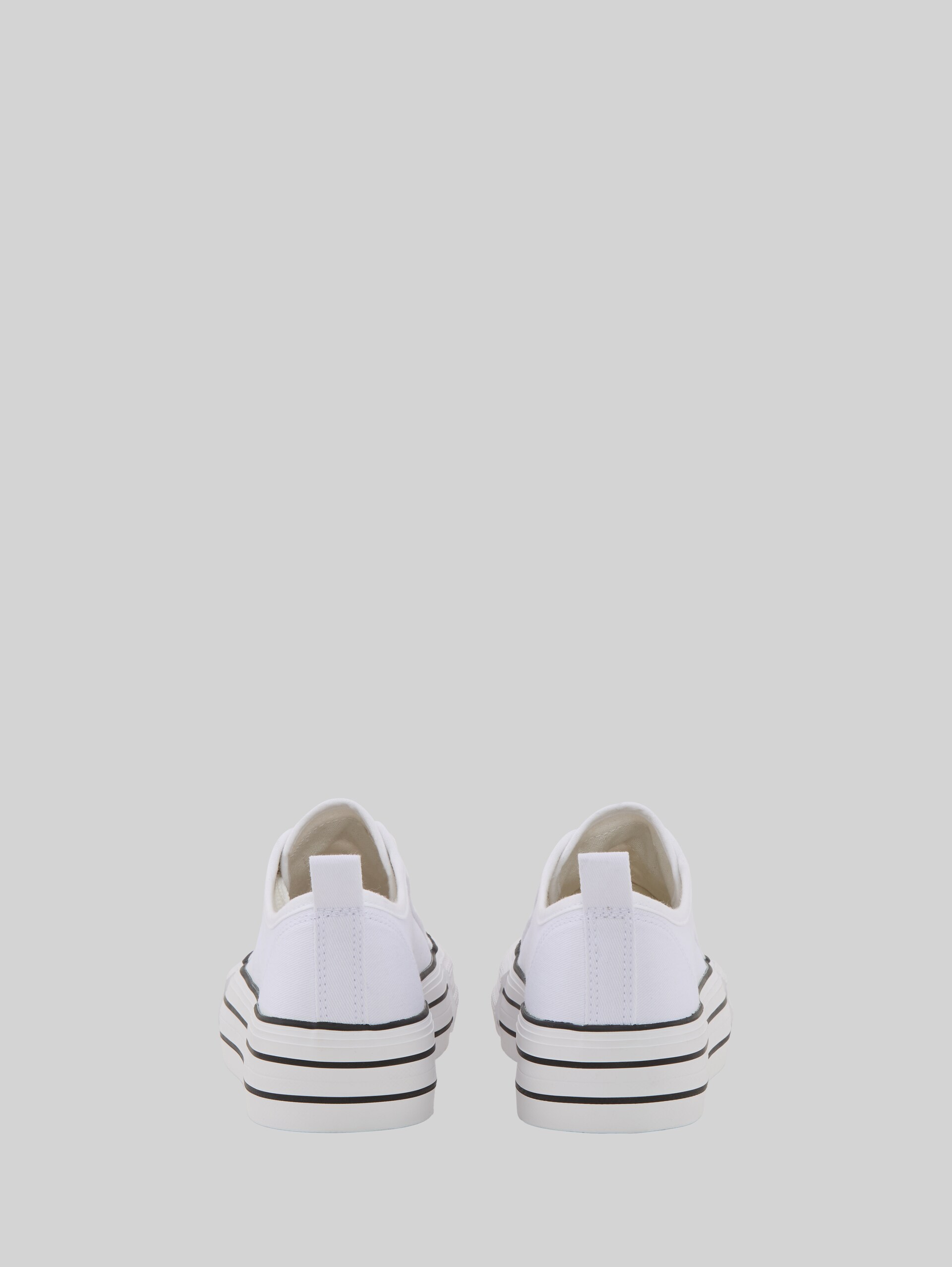 Sneaker mit Plateau - white - Produkt-Rückansicht
