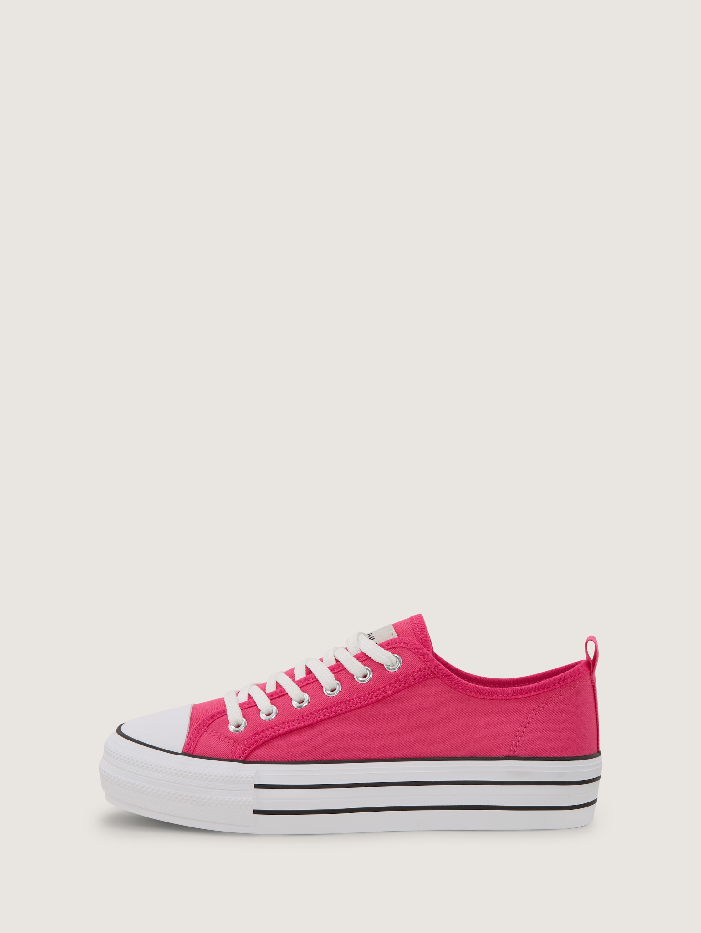 Sneaker mit Plateau - pink - 