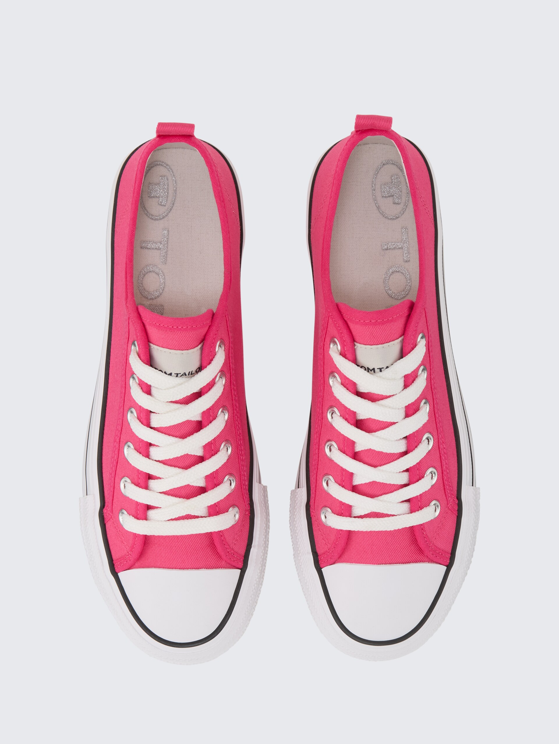 Sneaker mit Plateau - pink - Produkt-Ansicht von oben 