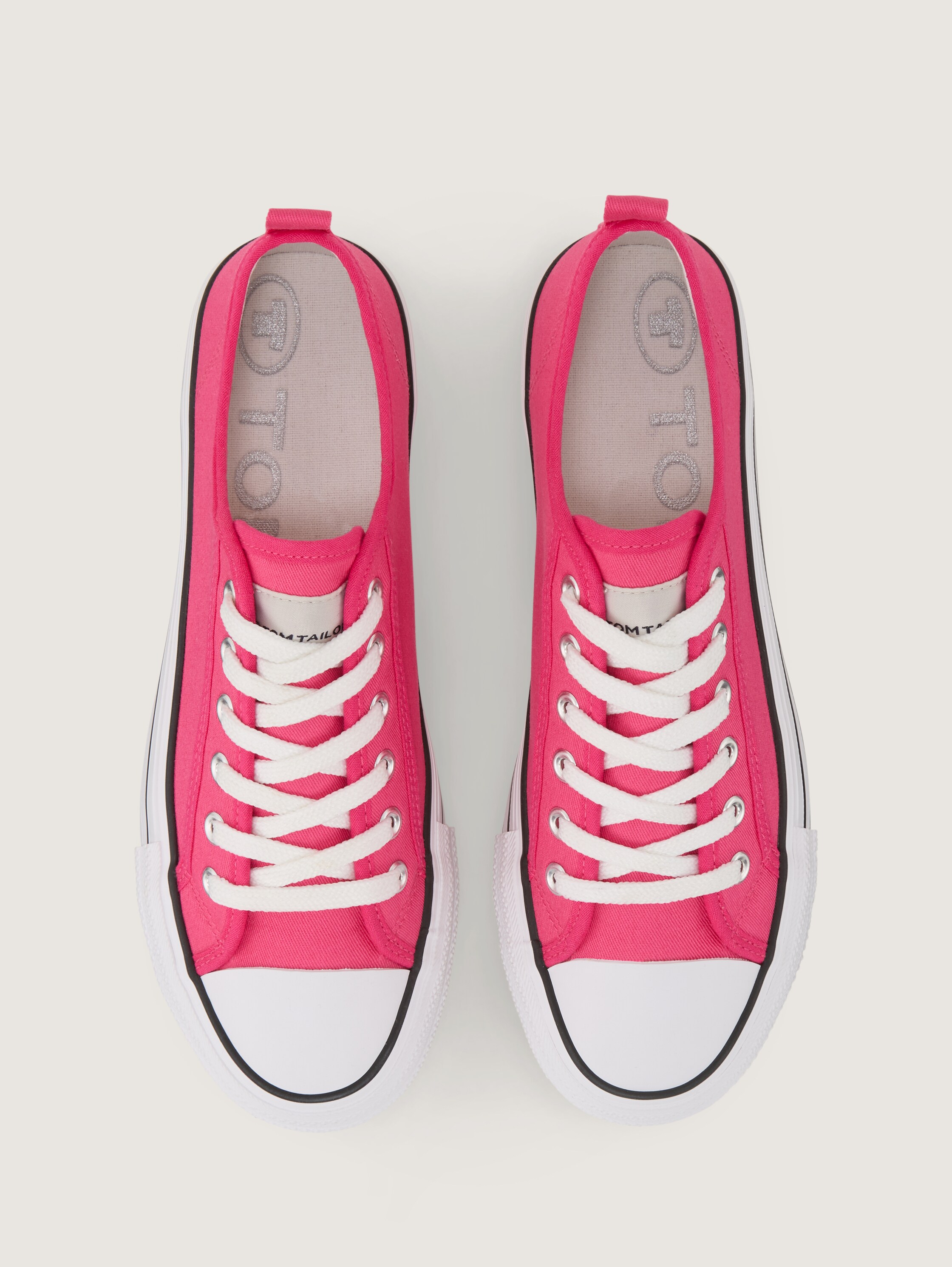 Sneaker mit Plateau - pink - 
