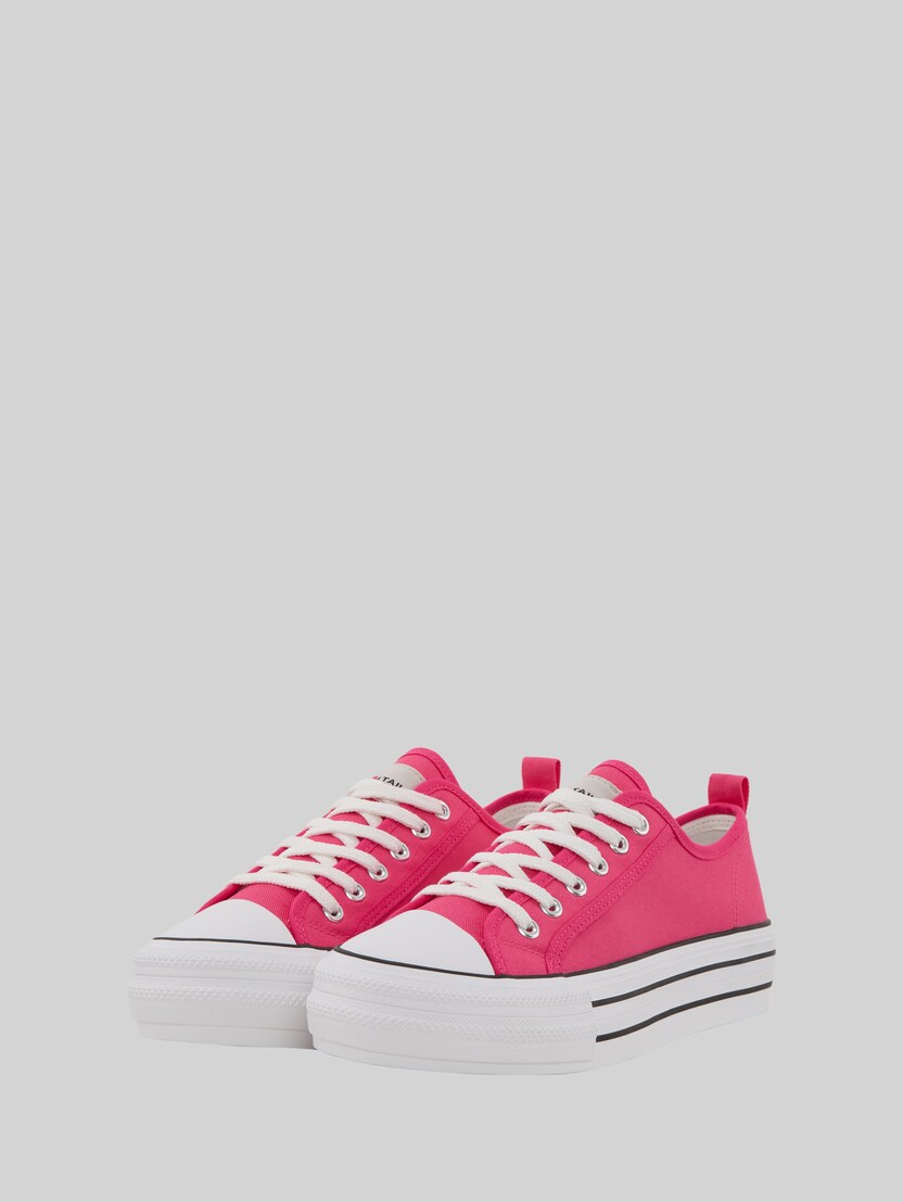 Baskets à plateforme par Women, pink