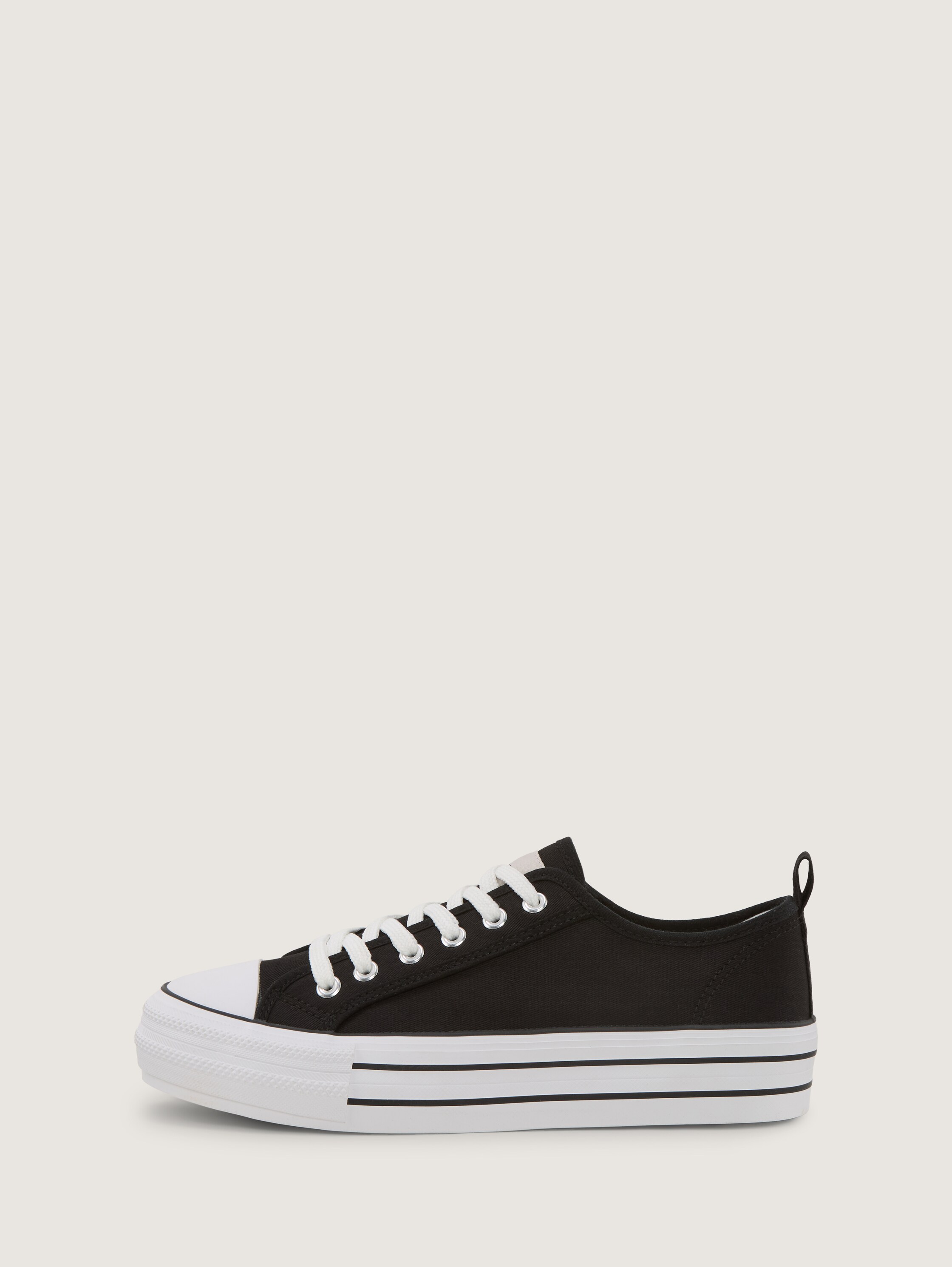 Sneaker mit Plateau - black_1 - 
