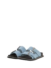 Ausgewählt, Flache Sandalen in Jeans-Optik von Tom Tailor, blau
