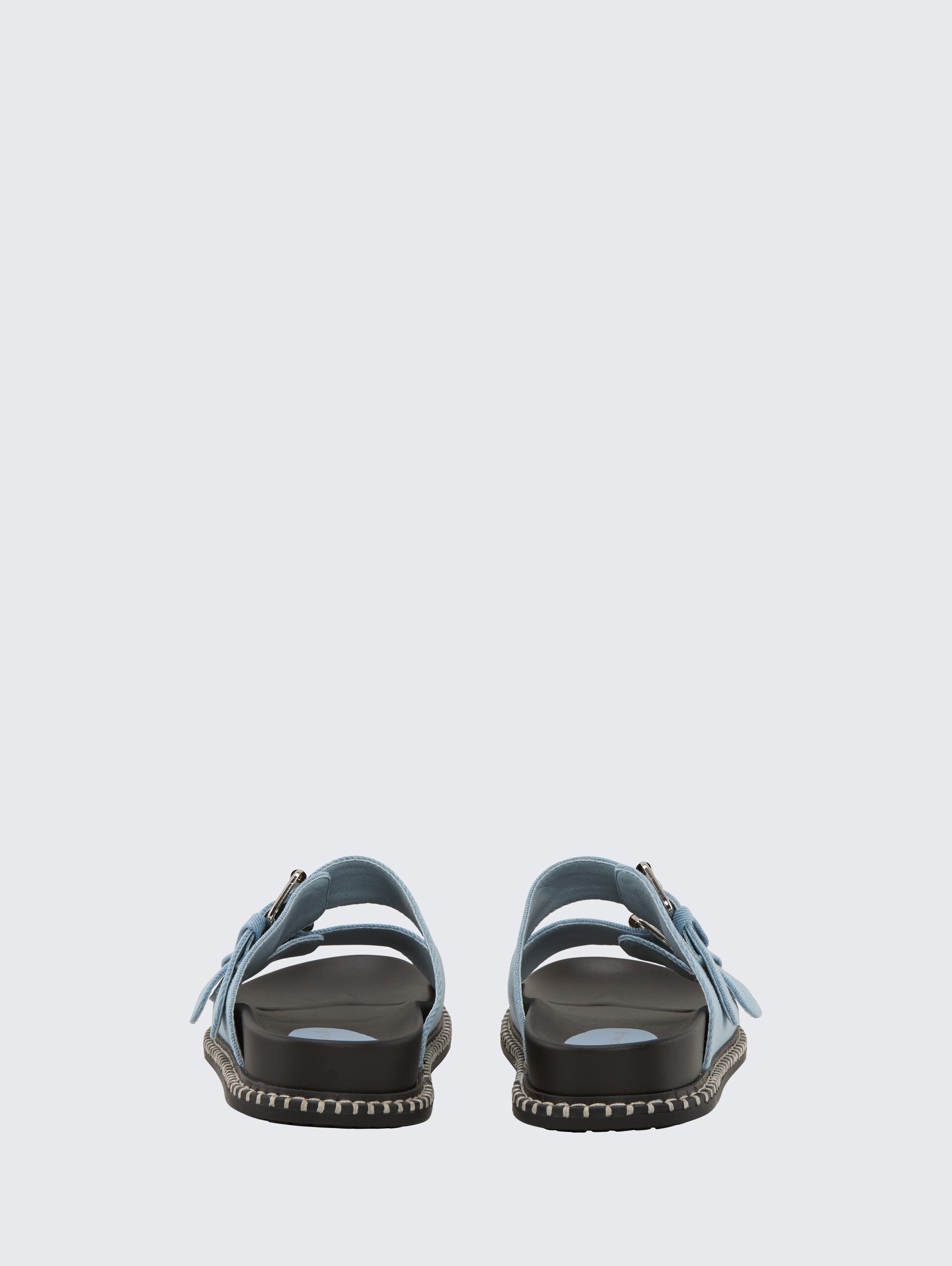 Flache Sandalen in Jeans-Optik - sky - Produkt-Rückansicht