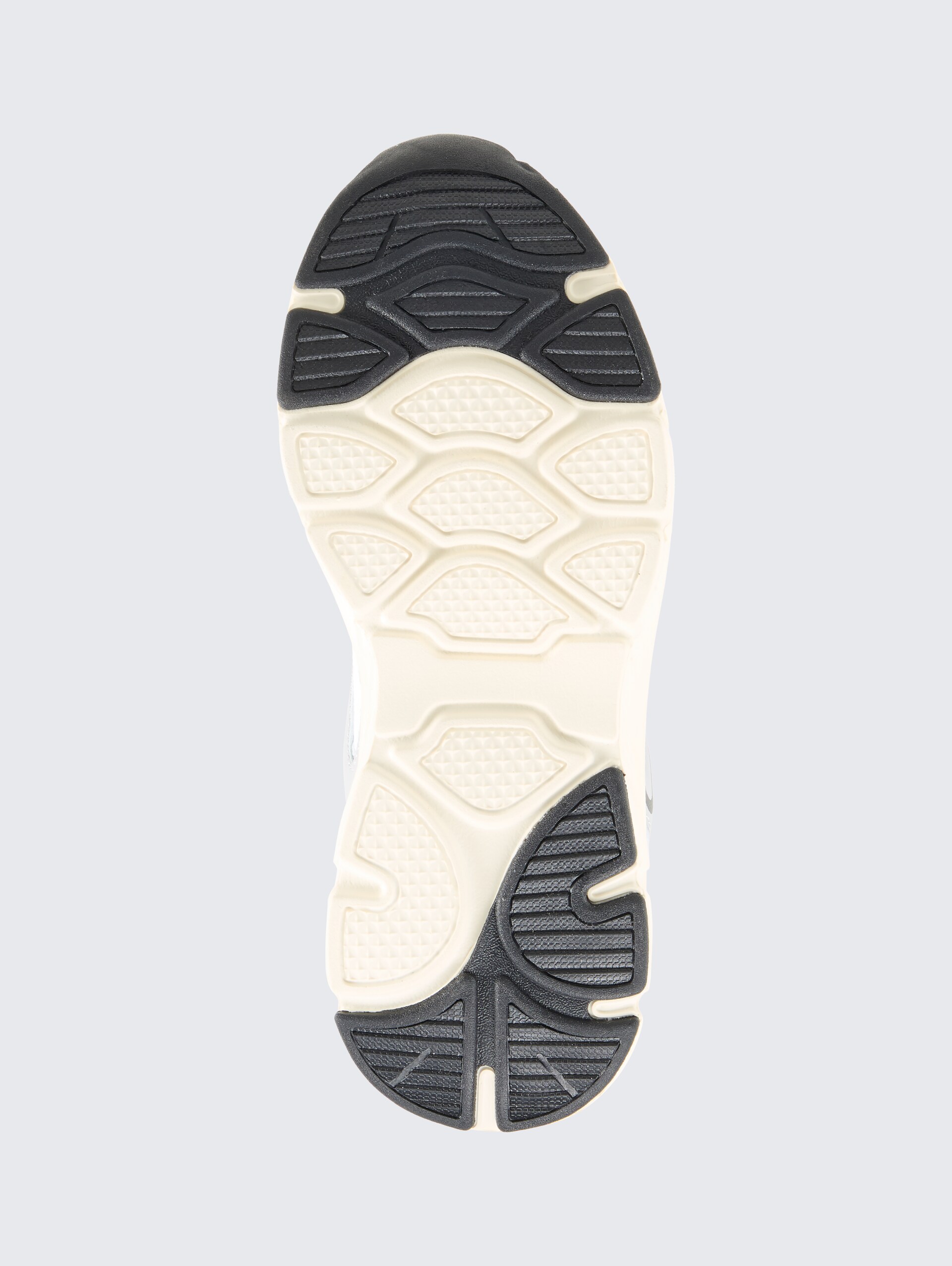 Trainers met platform - white grey - Productaanzicht zool 