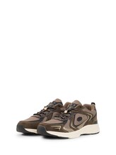 Geselecteerd, Sneakers met mix van materialen door Tom Tailor, bruin
