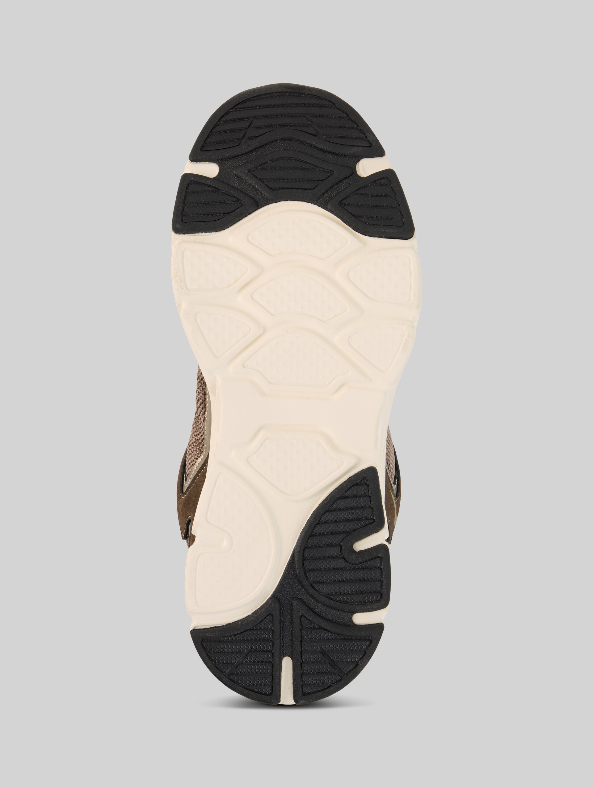 Sneakers met mix van materialen - brown-multi - Productaanzicht zool 