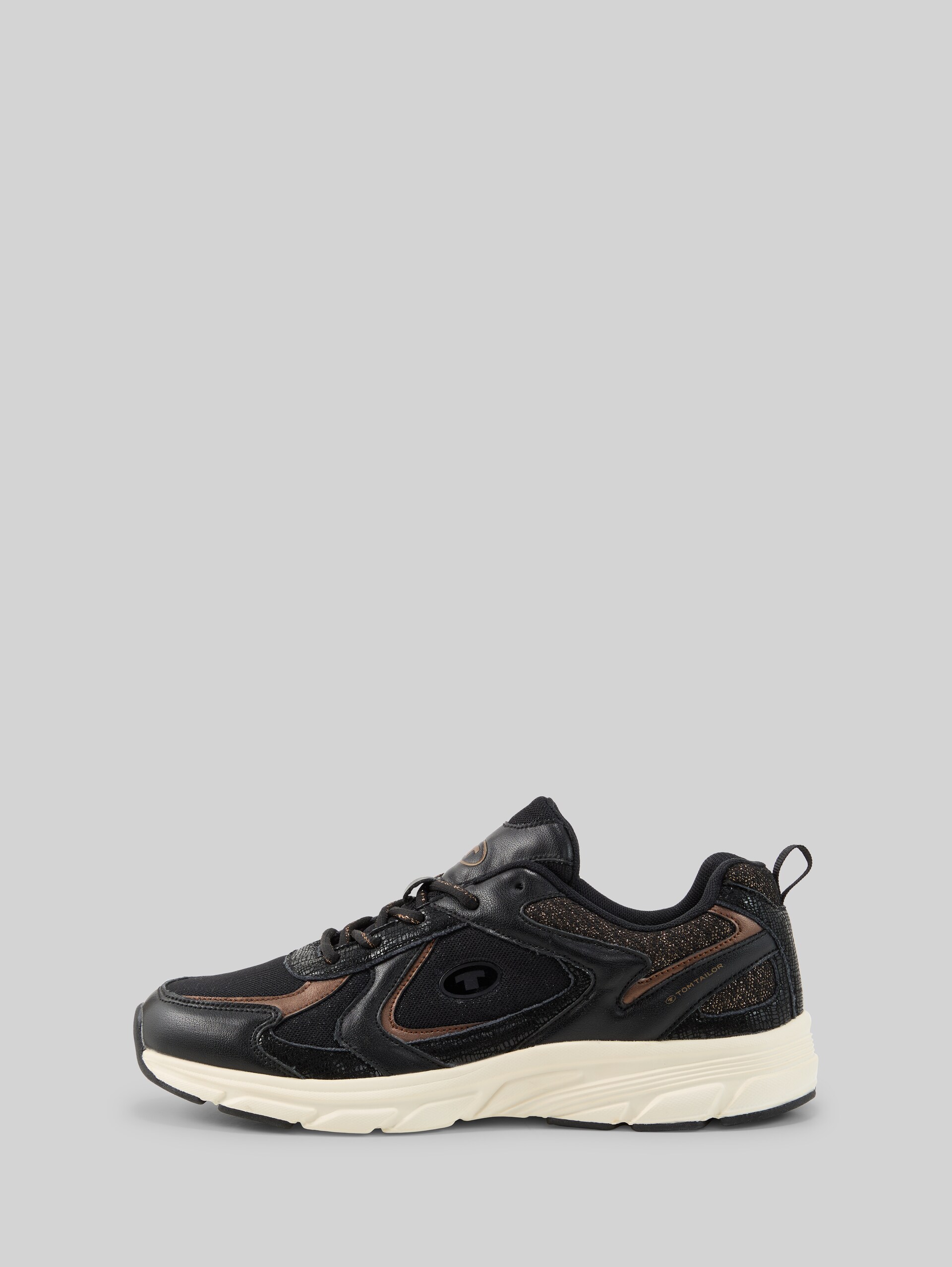 Sneakers met colour-blocking - black - zijaanzicht product