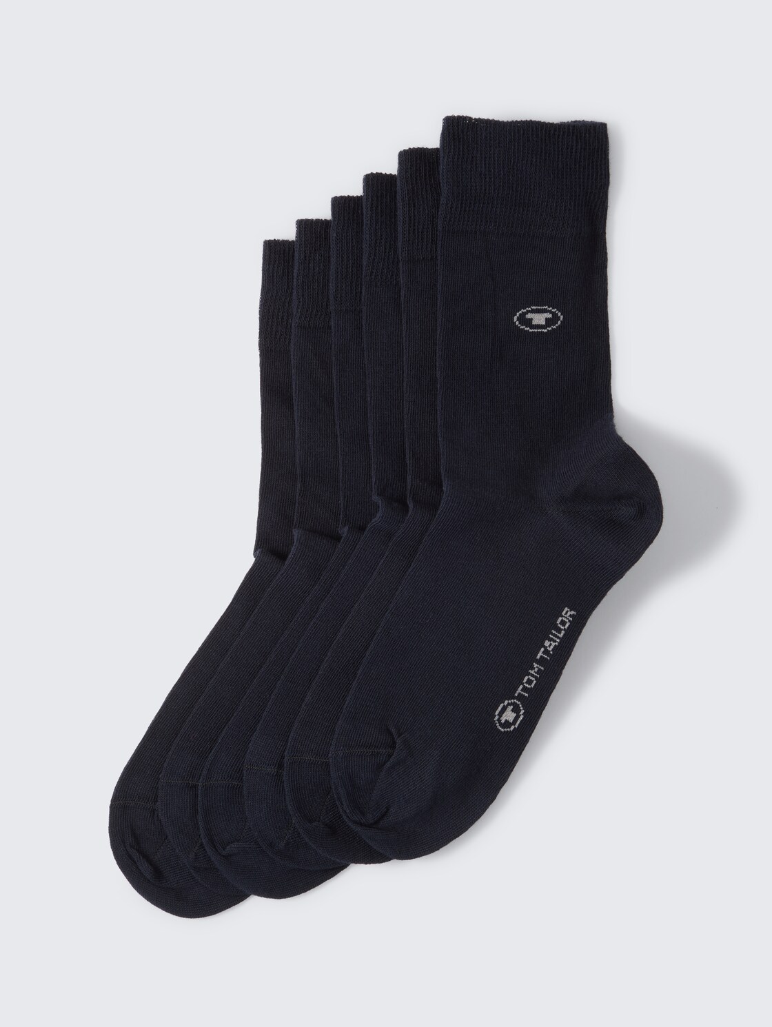 Socken im 6er-Pack - dark navy - seitliche Produkt-Ansicht