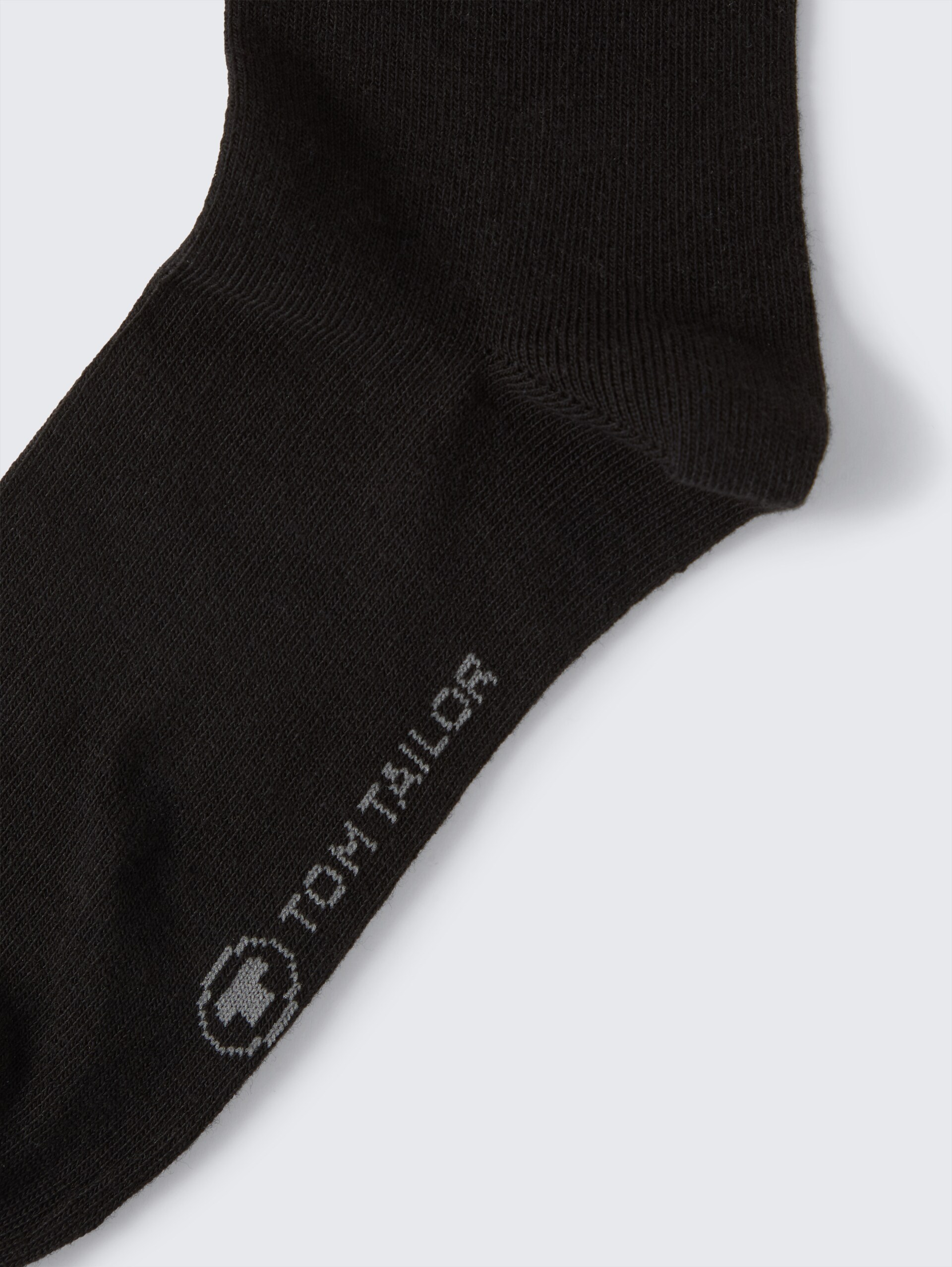 Basic Sokken in een set van zes - black - Detailaanzicht product