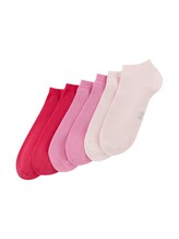 Ausgewählt, Sneakersocken im 6er-Pack von Tom Tailor, rosa